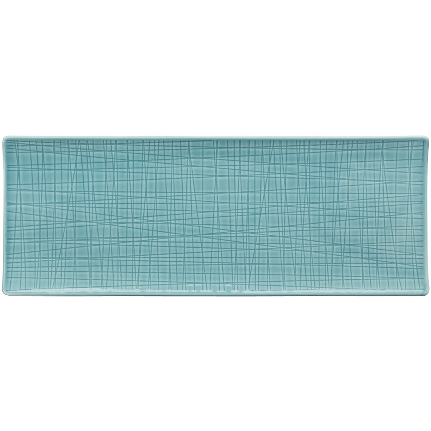 rosenthal-mesh-rechthoekige-schaal-34x13cm-aqua