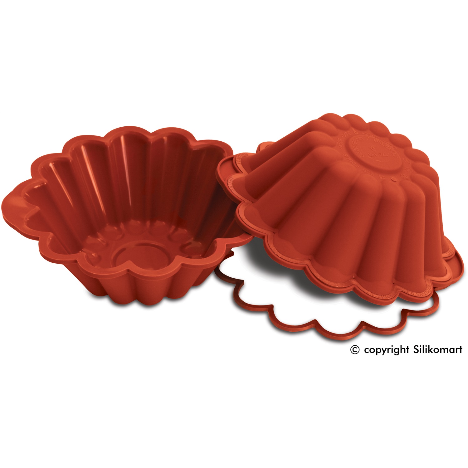 silikomart uniflex brioche bakvorm met safe ring sft522 22cm