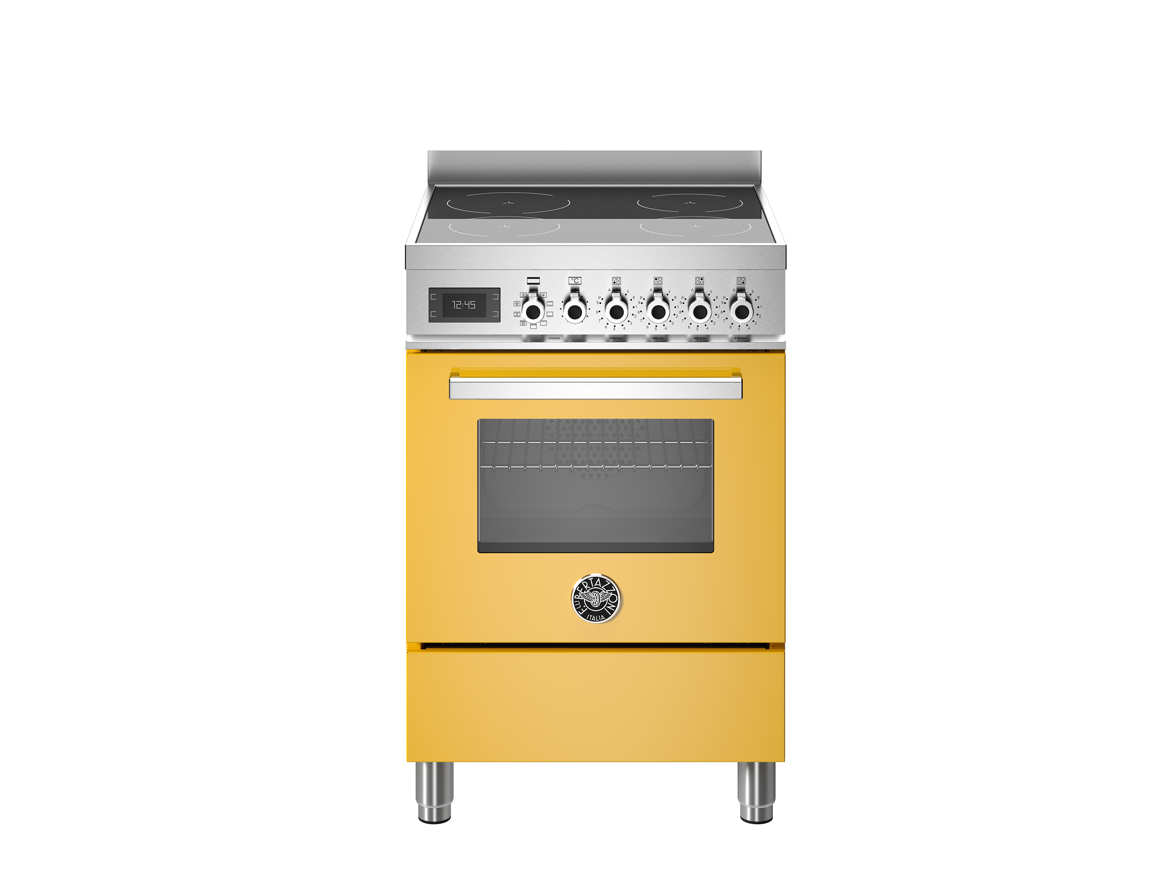 bertazzoni professional serie pro64i1egit inductiefornuis 60cm geel