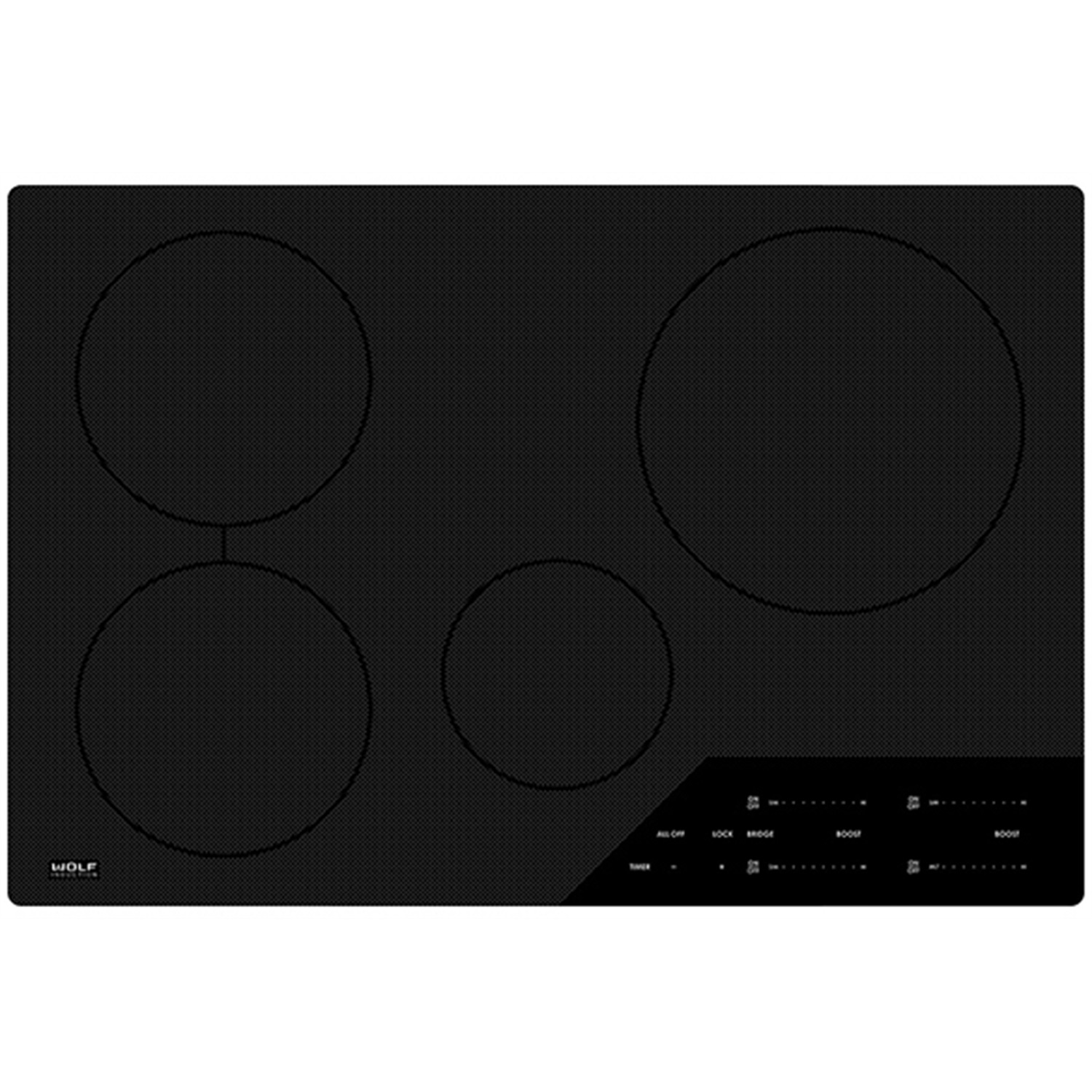 wolf icbci304cb inductiekookplaat 4 zones