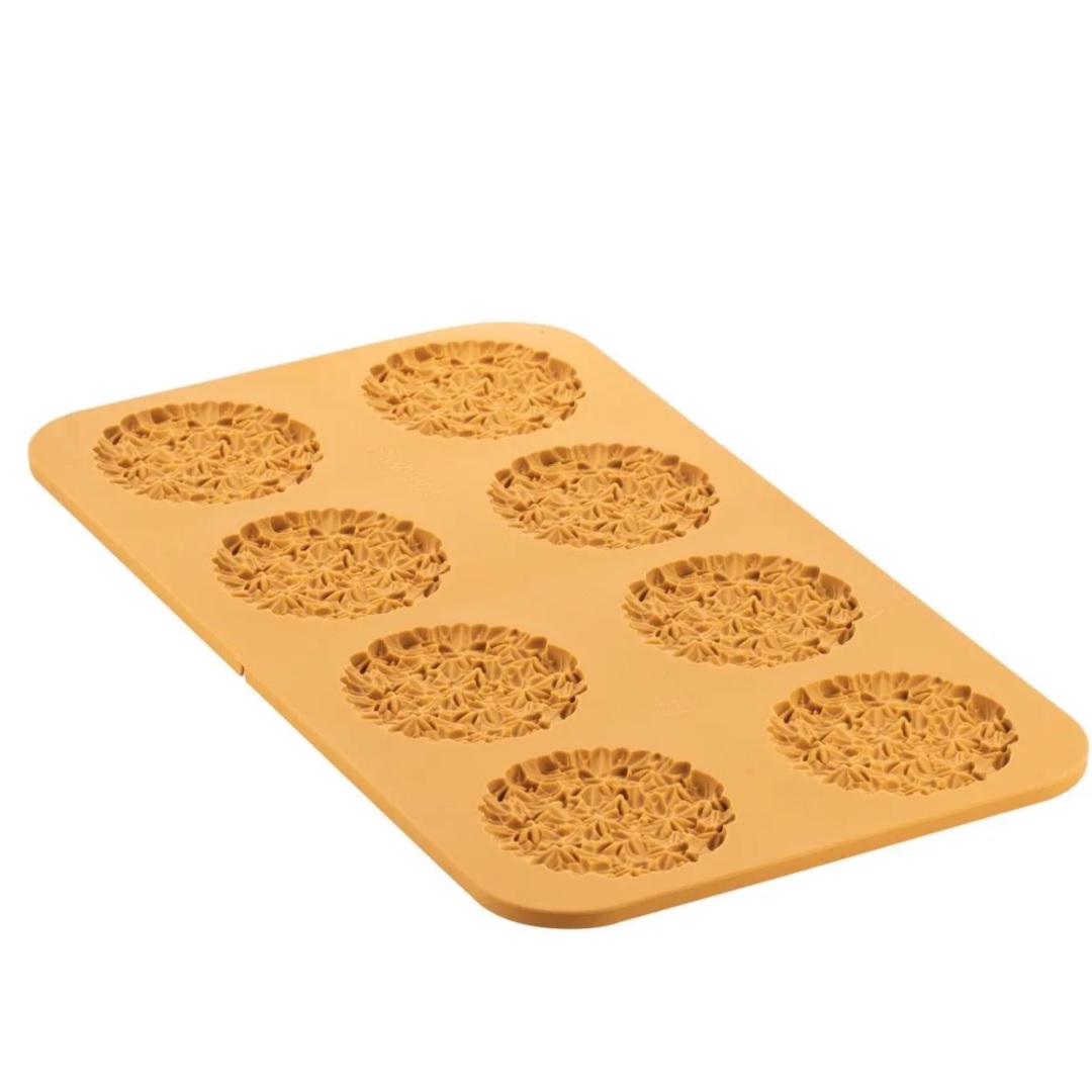 silikomart erbetta 43 siliconen patisserievorm 8 vaks