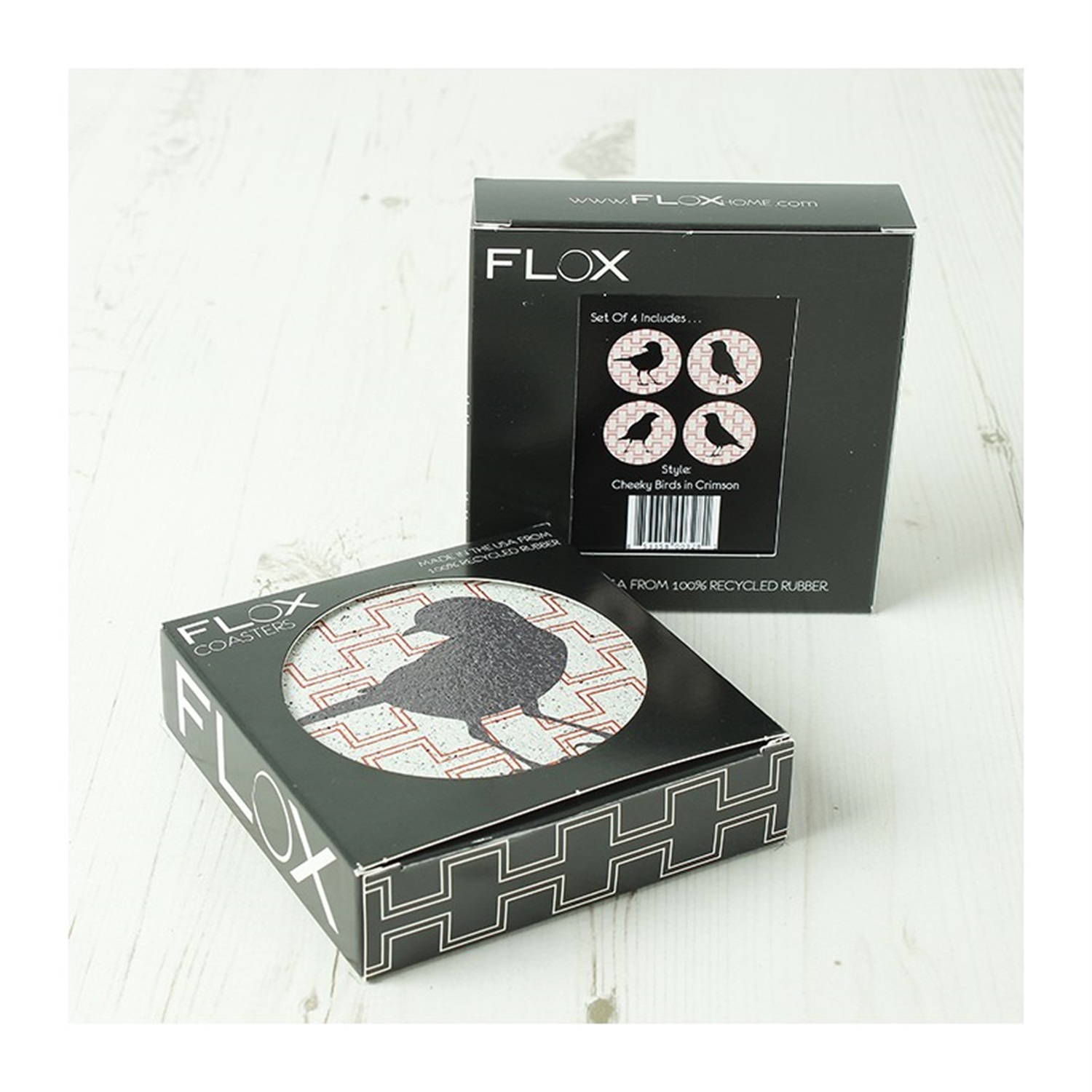 flox-cheeky-birds-glasonderzetters-4-stuks-rubber