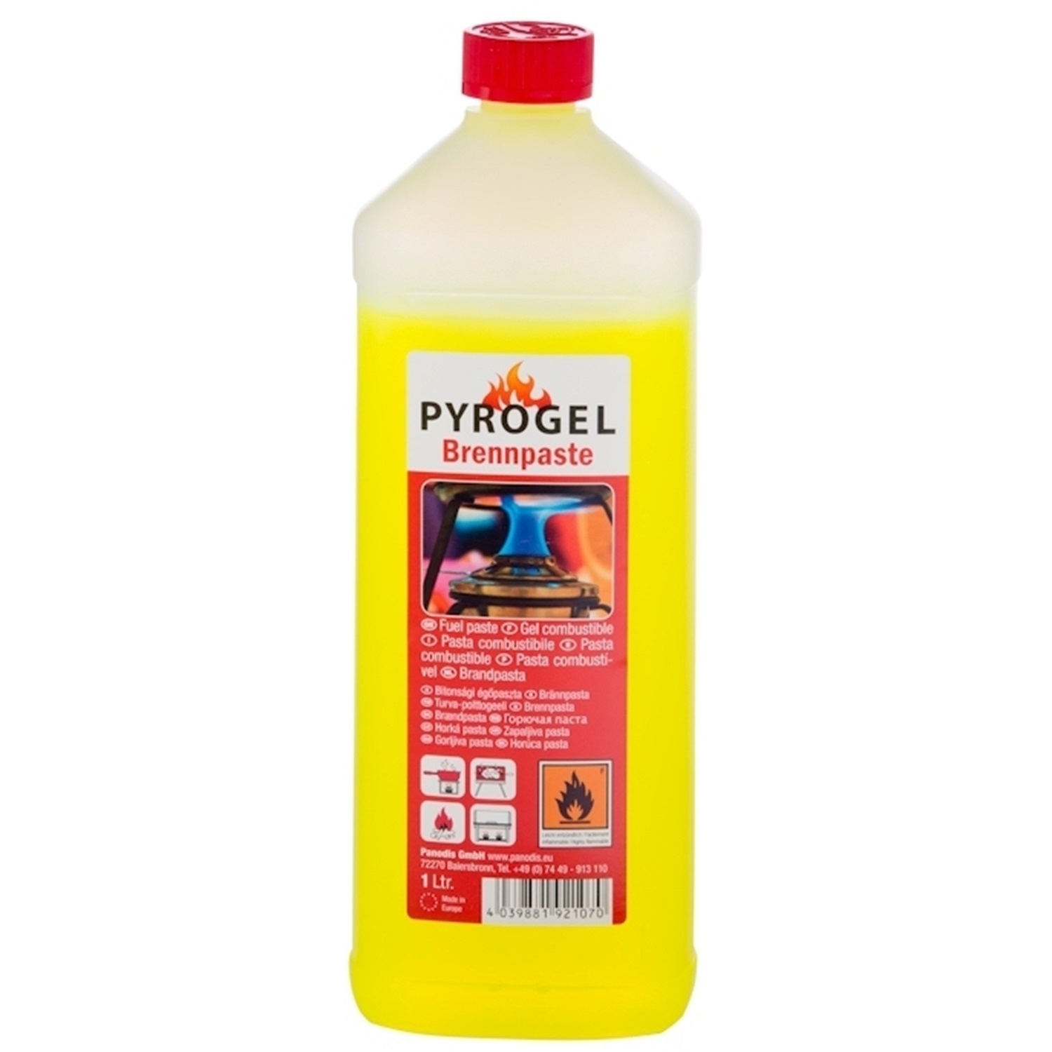 pyrogel brandpasta fles 1l