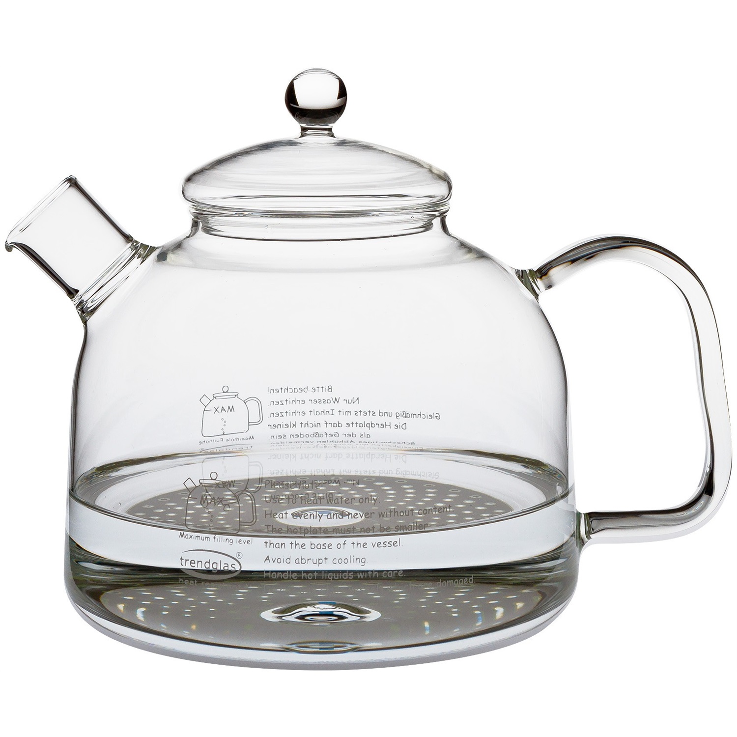 trendglas jena waterketel 175 voor op inductie