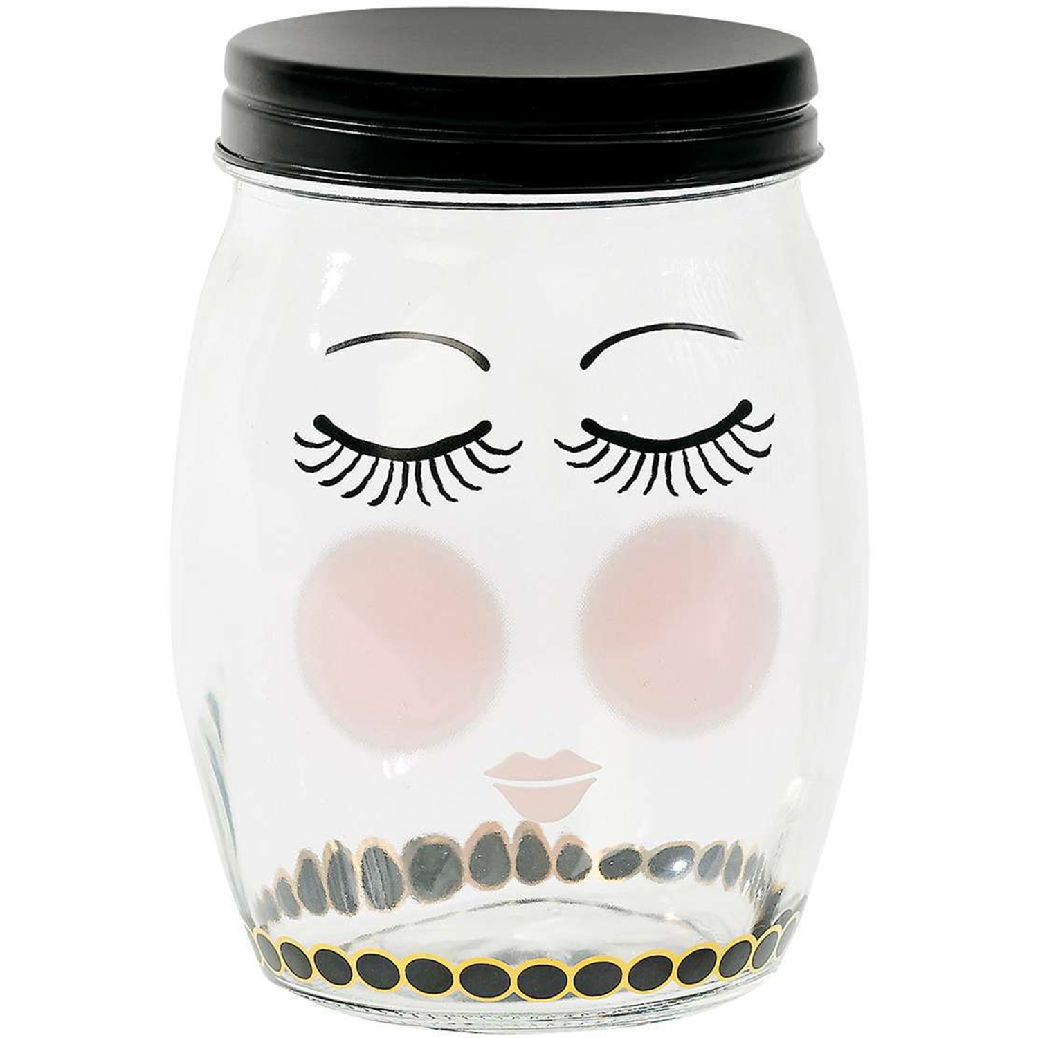 miss-etoile-cylinder-glazen-voorraadpot-zwart-155cm-ogen