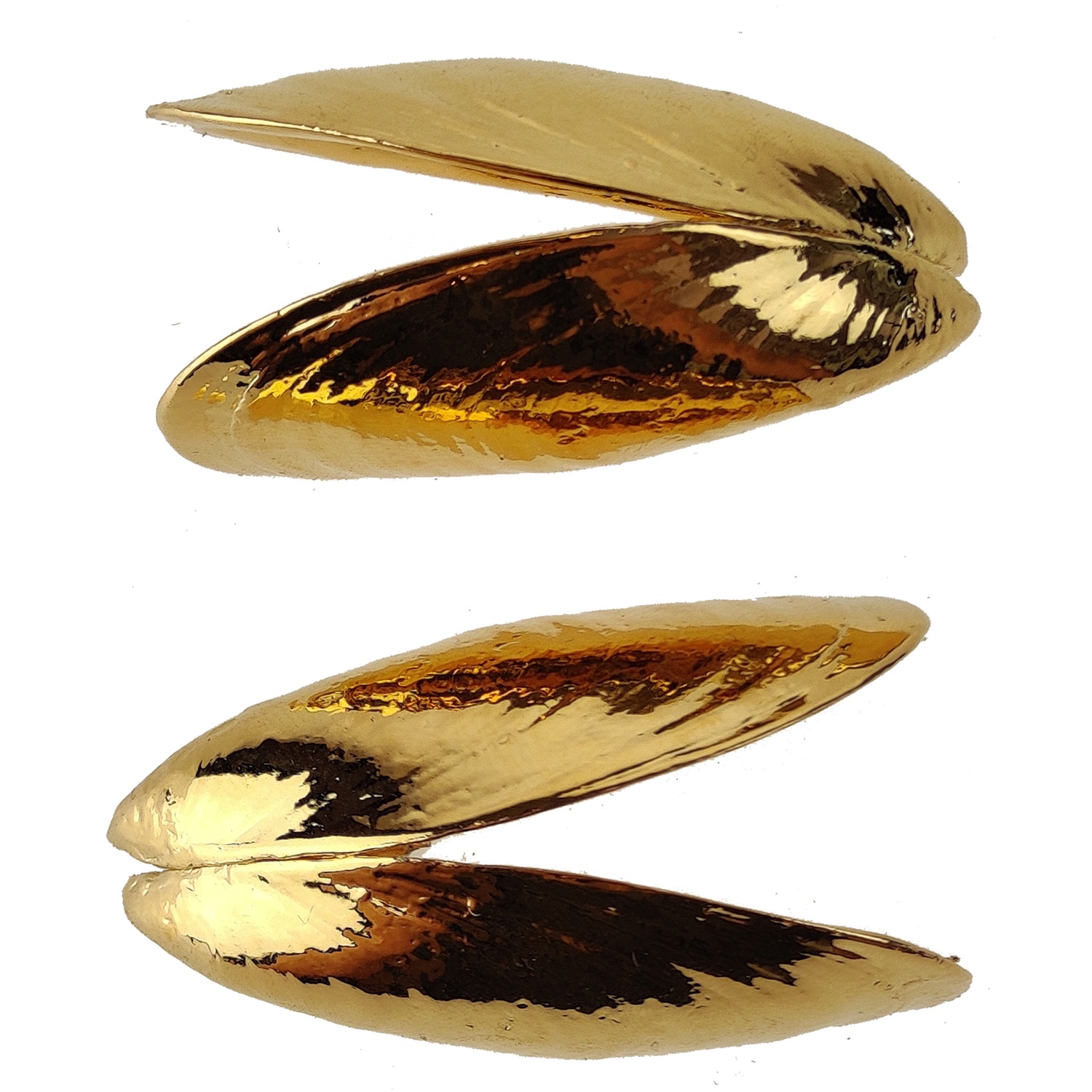 anovi zeeuws mosselbestek verguld 2 delig