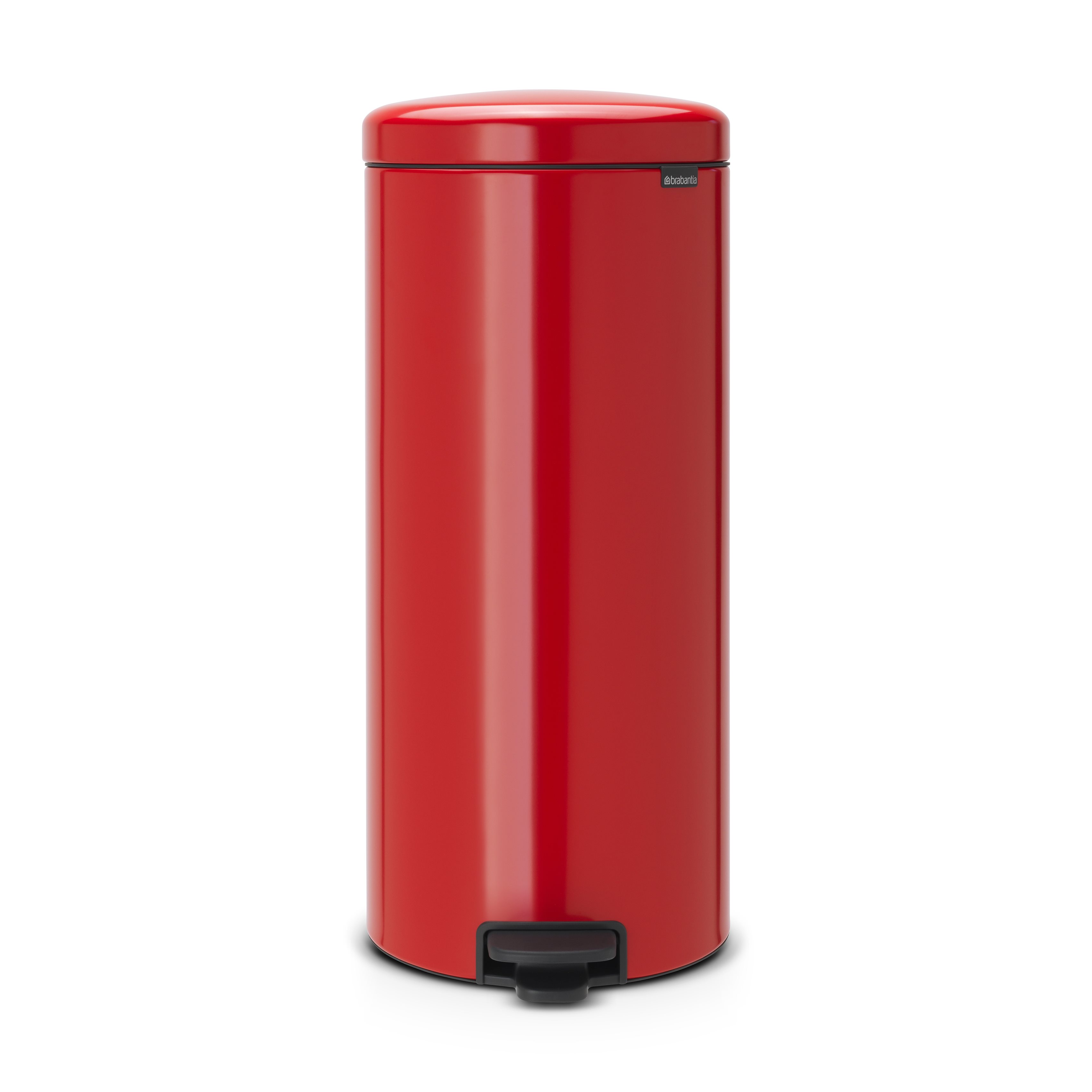 brabantia newicon pedaalemmer 30l rood