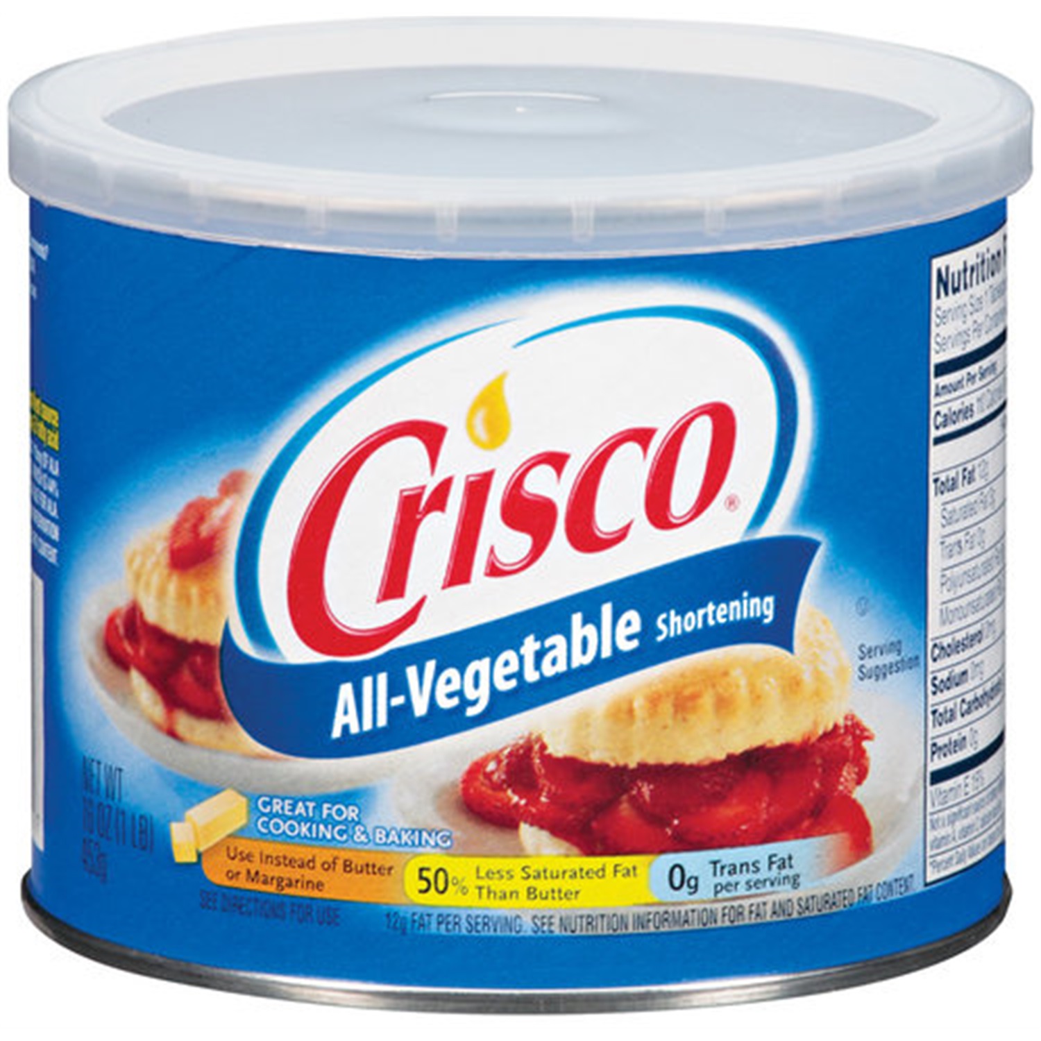 crisco all vegetable shortening 450g