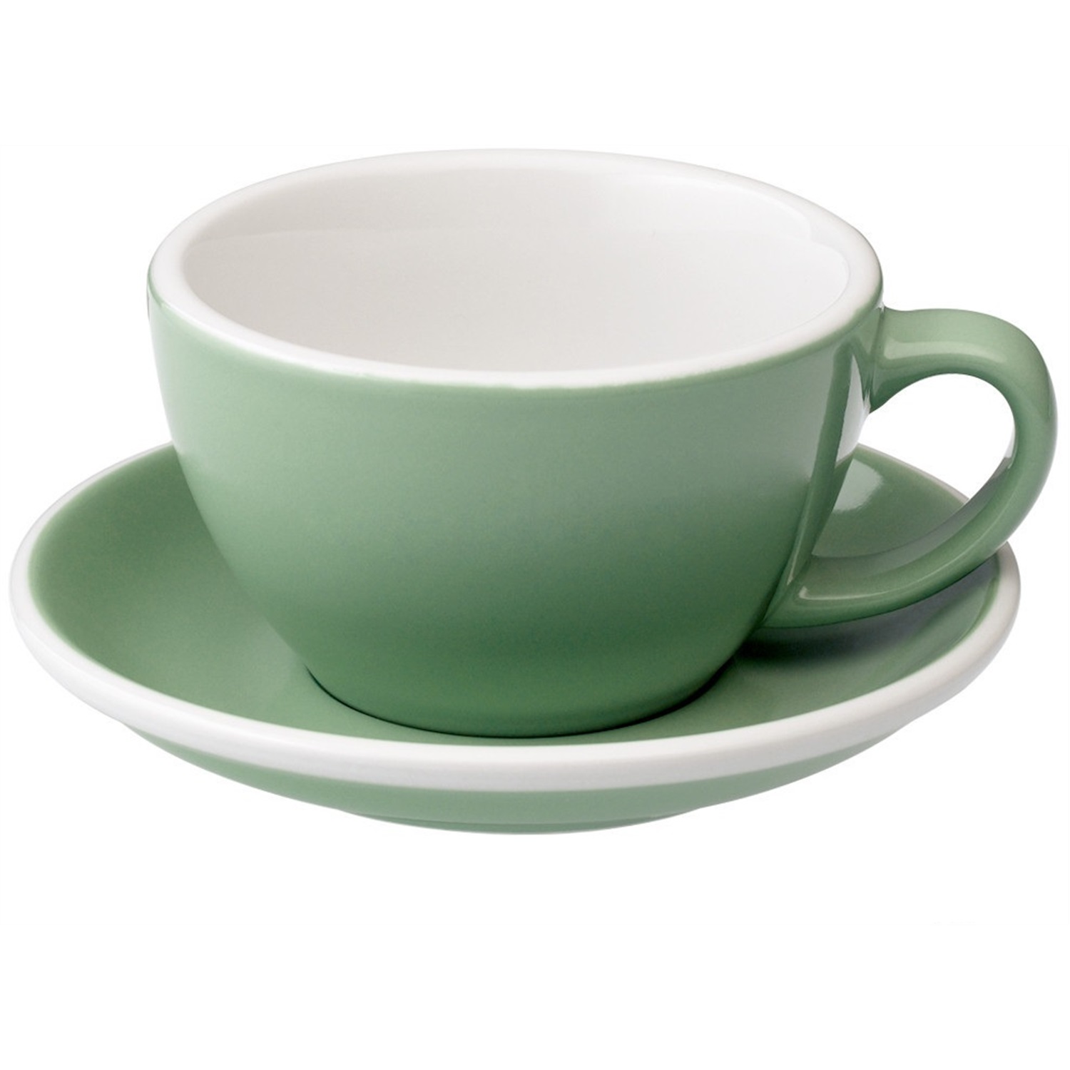 loveramics caffe latte kop met schotel 03l mint