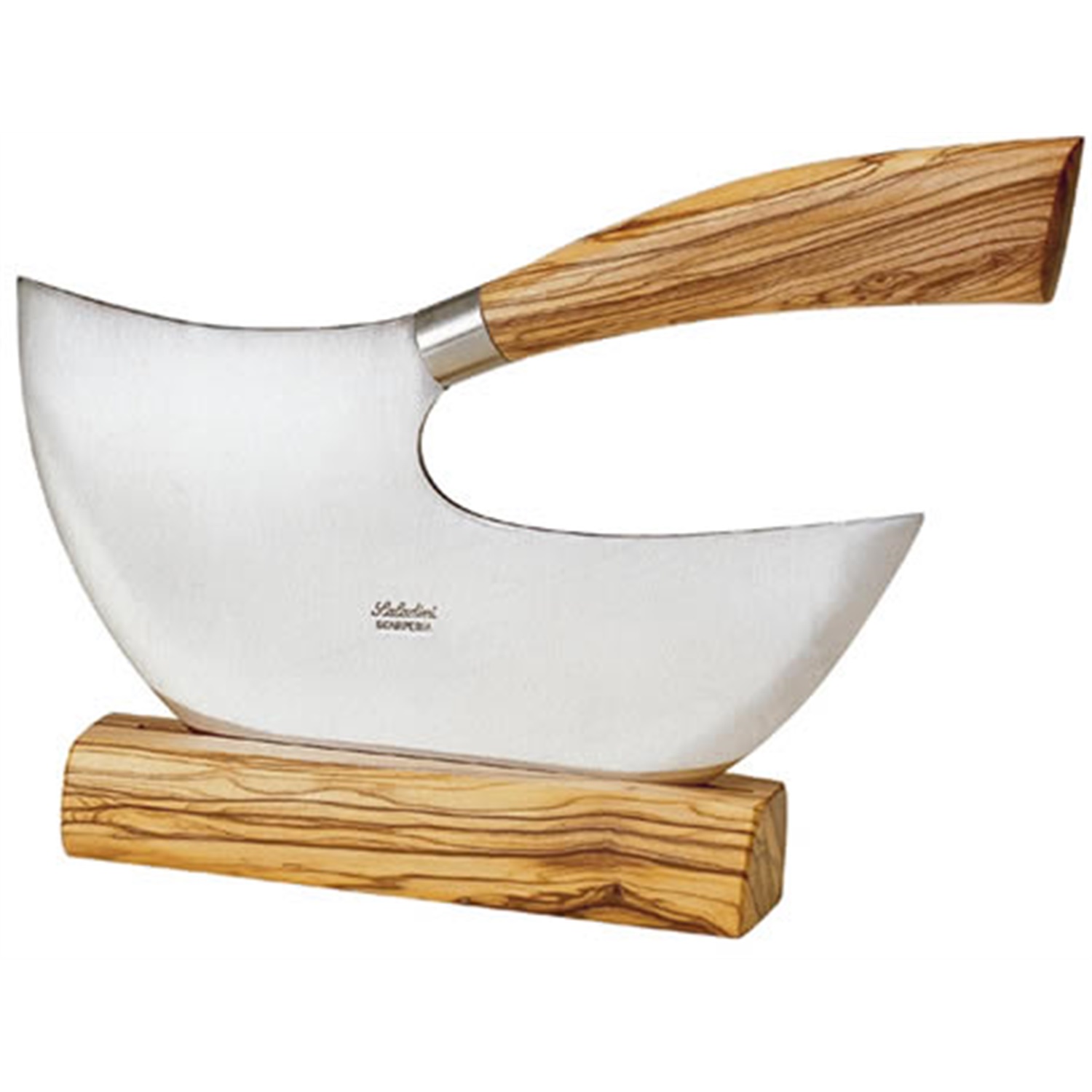 saladini sellaiomes met messenhouder 19cm olijfhout