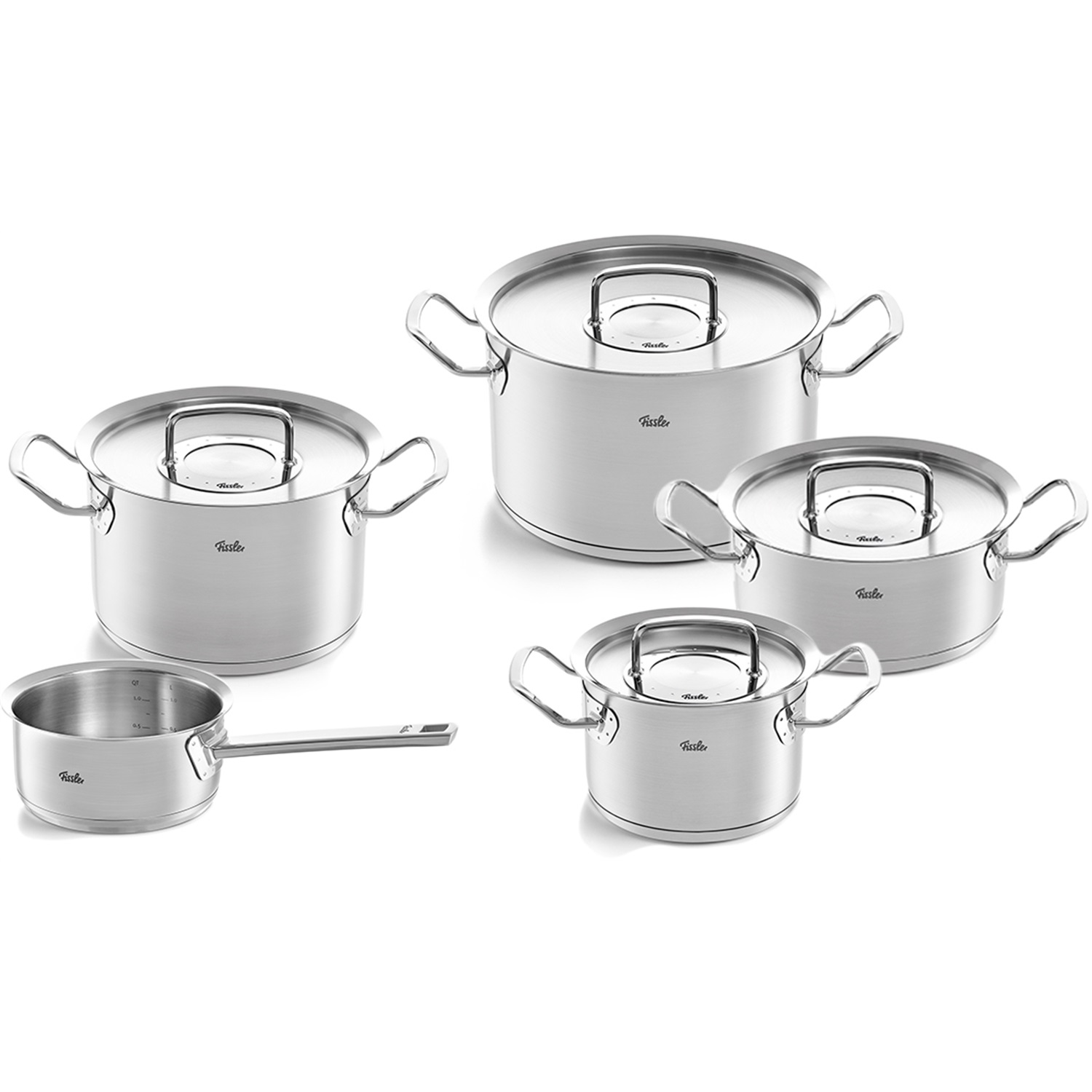fissler-original-profi-collection-pannenset-met-steelpan-en-rvs-deksels-5-delig