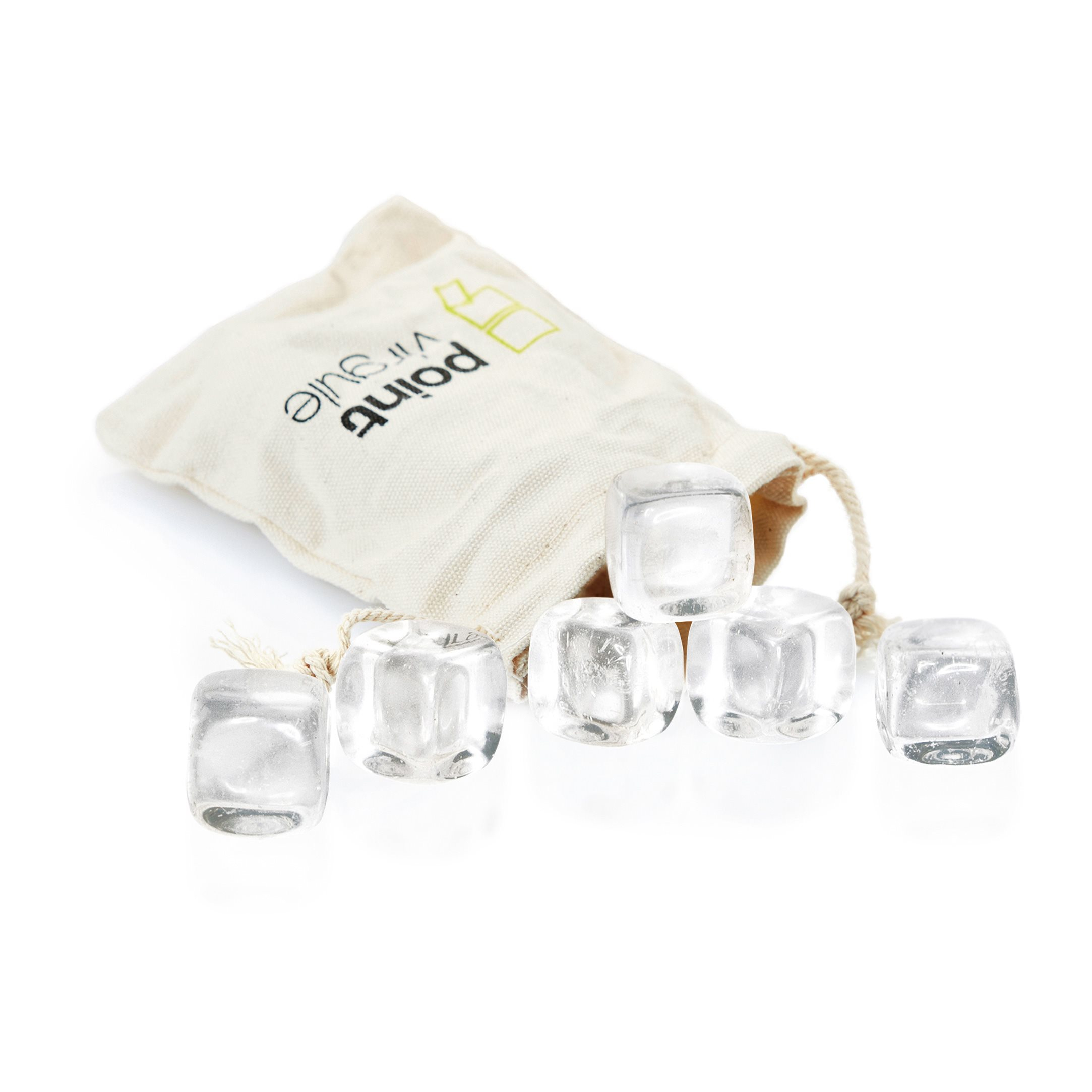 kookpunt point virgule quartz ijsblokjes 6 stuks