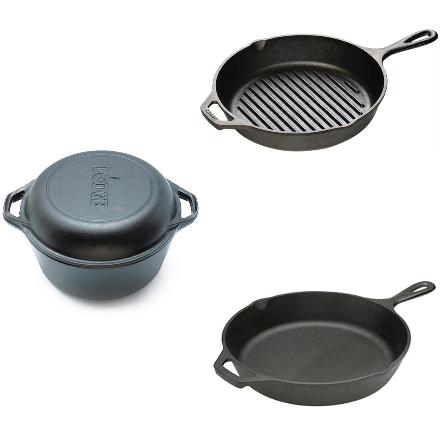 lodge essentials pannenset 3 delig