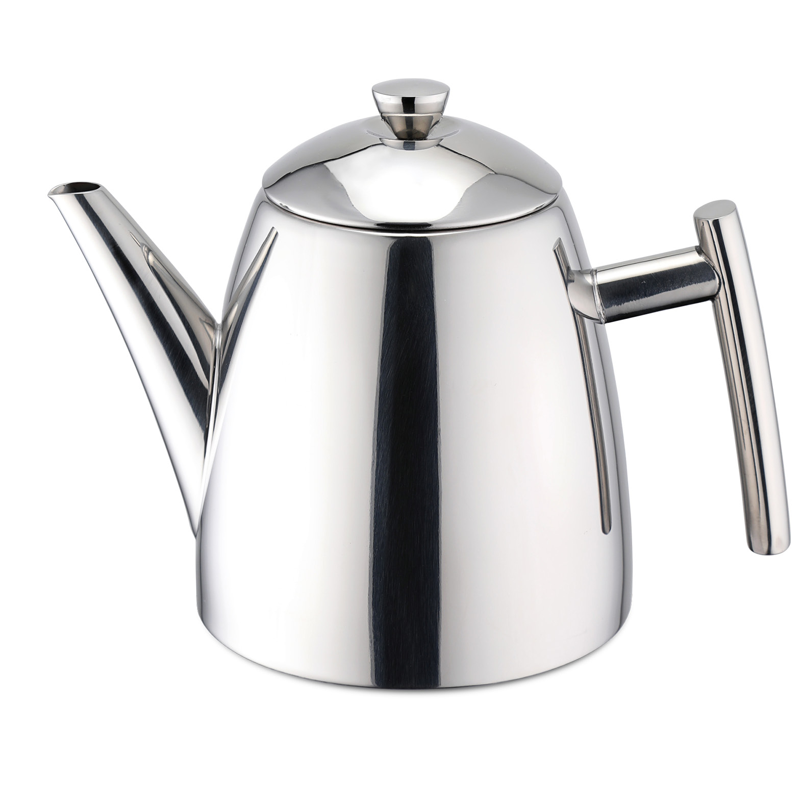 cookspoint weis theepot met theefilter 1l rvs