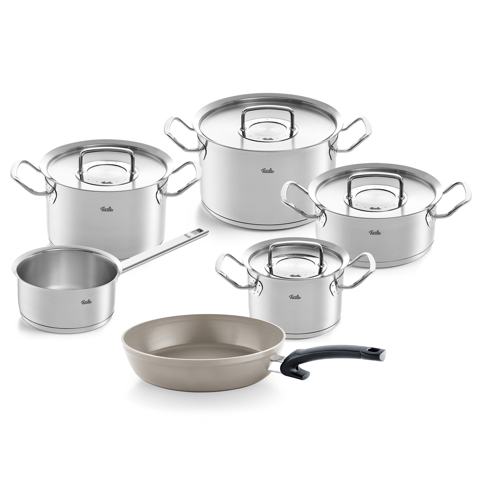 fissler-original-profi-collection-pannenset-met-steelpan-ceratal-koekenpan-en-rvs-deksels-6-delig