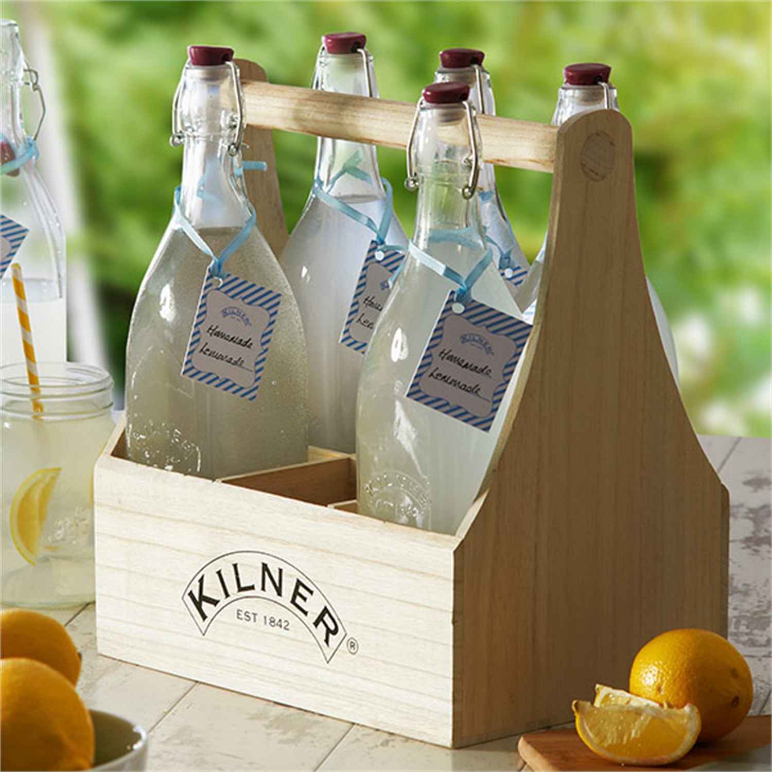 kilner-flessenhouder-hout