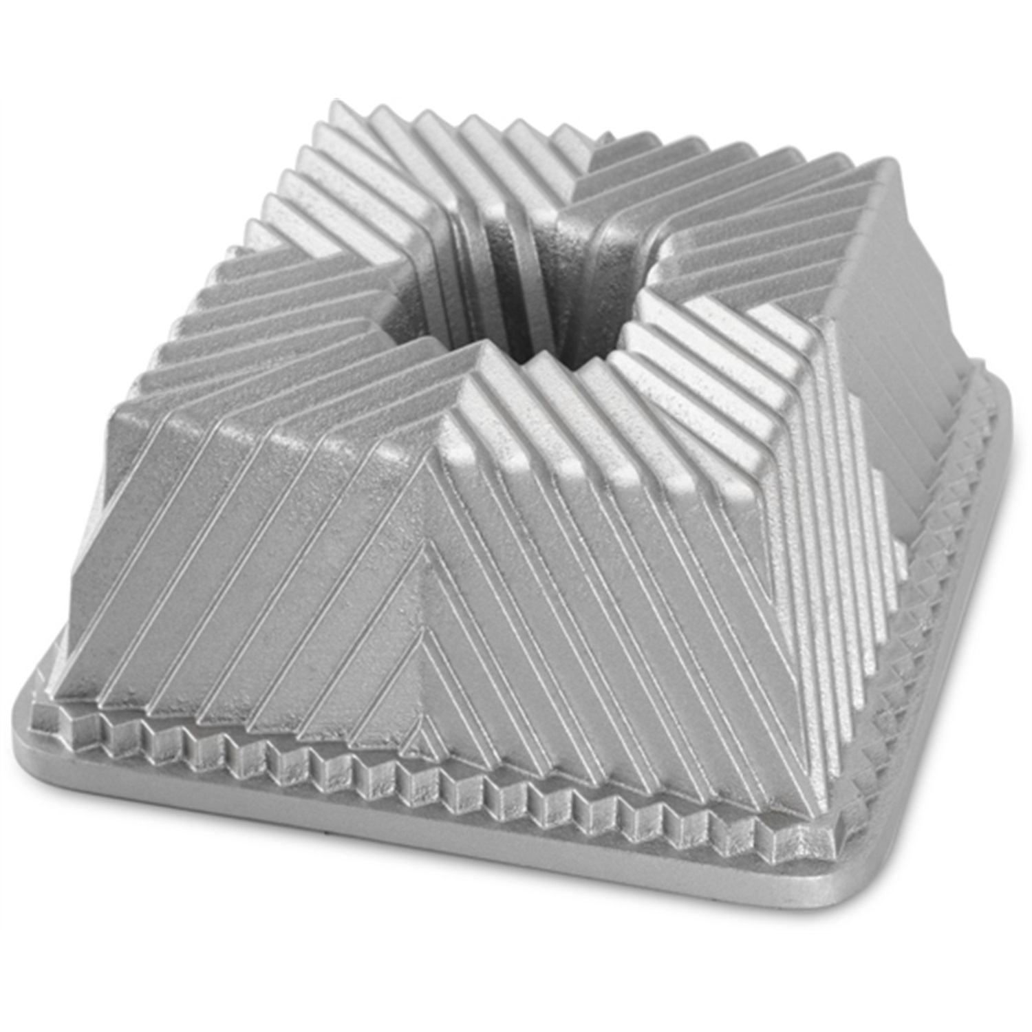 nordic-ware-squared-tulbandvorm-22x22cm-zilver