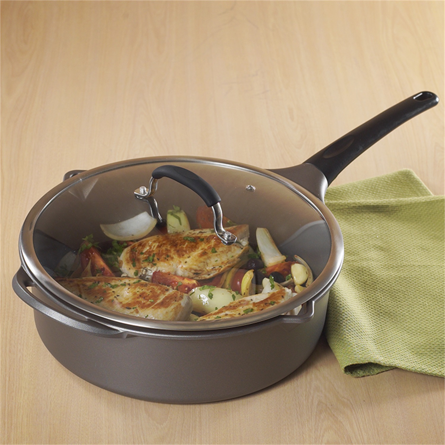 nordic-ware-pro-cast-jumbo-fryer-hapjespan-met-glasdeksel-30cm