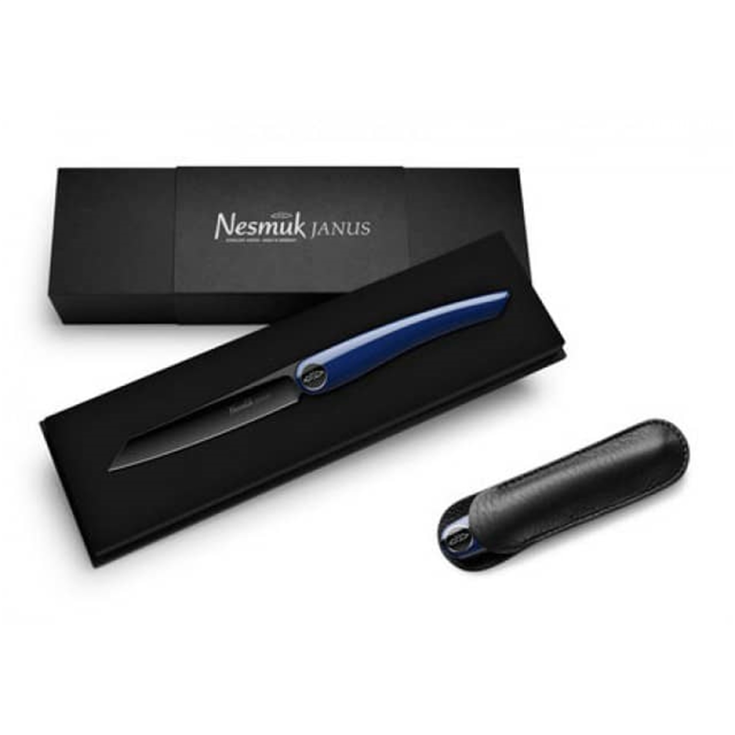 nesmuk-janus-folder-zakmes-85cm-pianolak-blauw