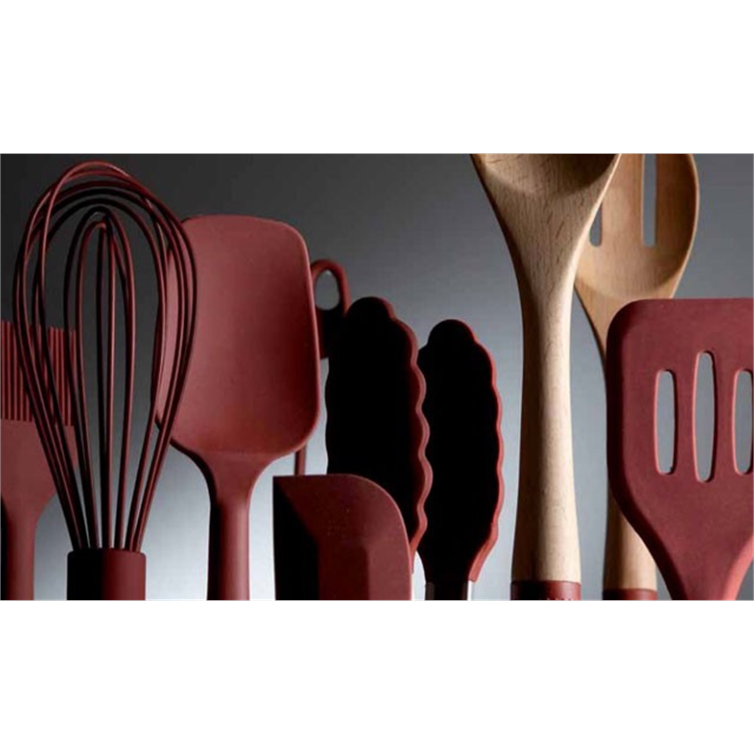 sambonet-houten-pollepel-met-siliconen-handvat-35cm-rood