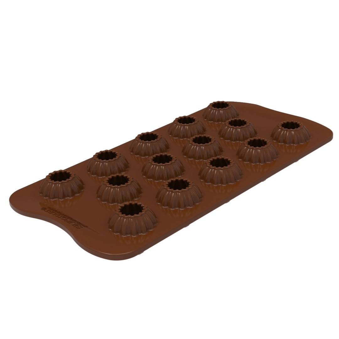 silikomart-winterball-3d-siliconen-patisserievorm-14-vaks-bruin