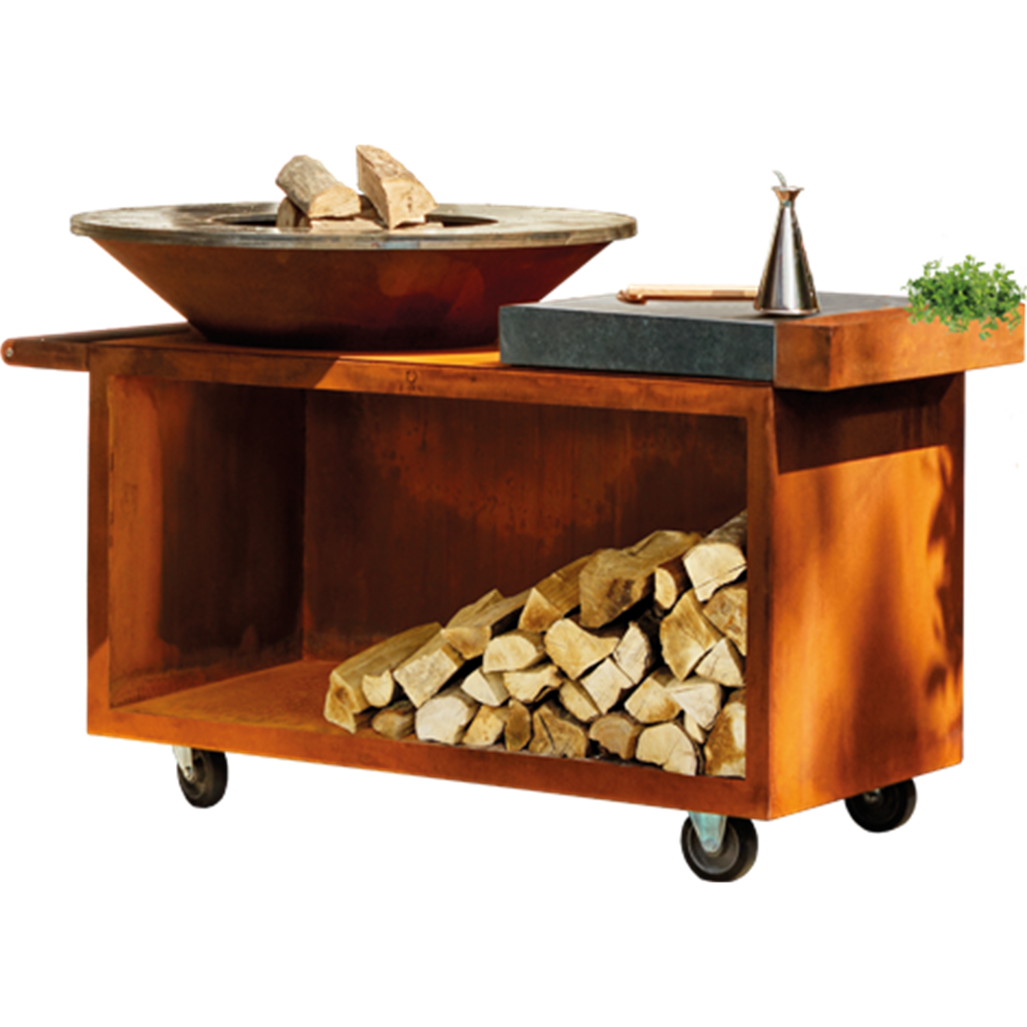 ofyr island pro 100 100 vuurschaalwerkblad antraciet