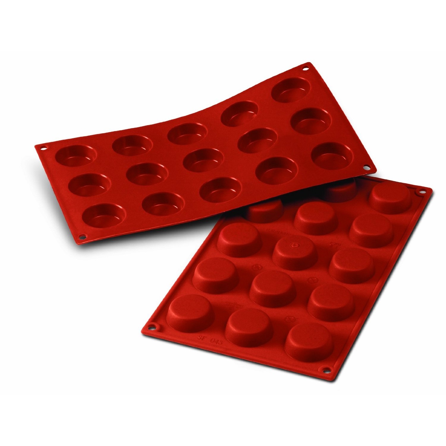 silikomart siliconflex round flan bakvorm sf043 15 vaks