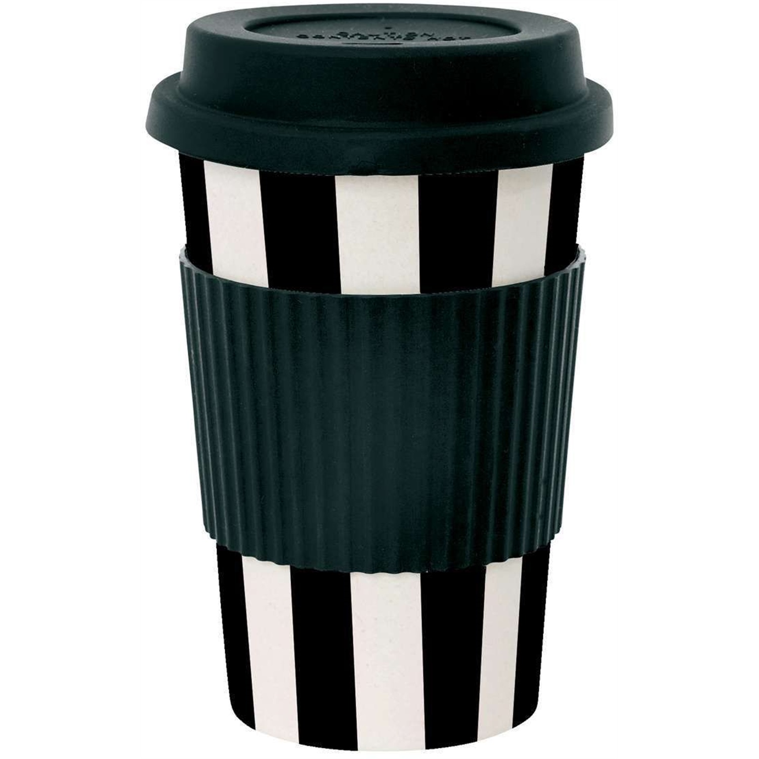 miss etoile travel mug beker zwart 05l streep