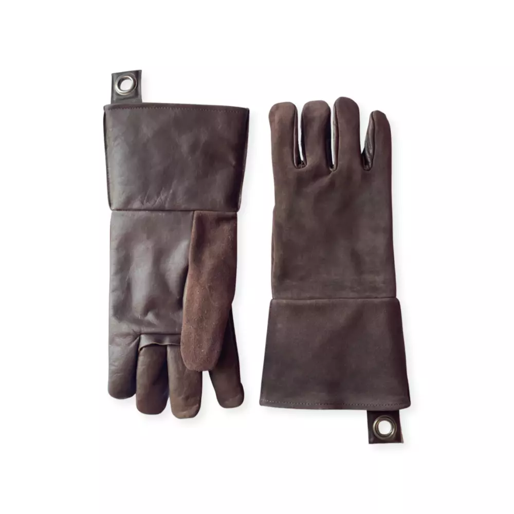 stuff-design-bbq-handschoen-leder,-set-van-2-donkerbruin