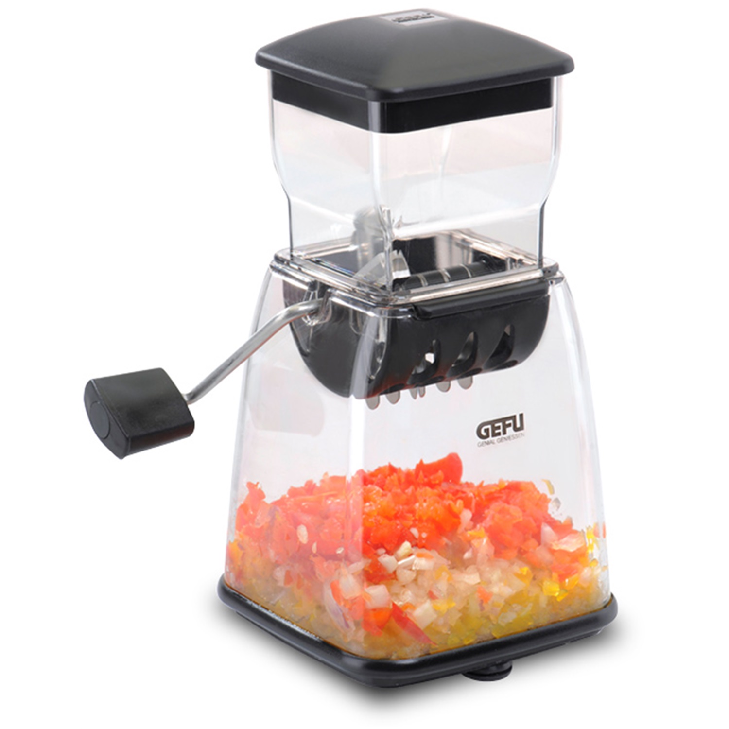 gefu cubico blokjes en uiensnijder 22cm