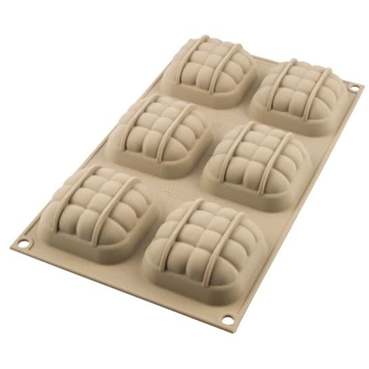 silikomart 3design mini eleganza bakvorm 6 vaks