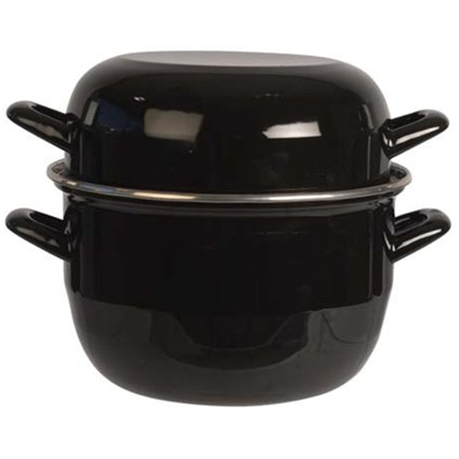 cosy-trendy-mosselpan-28cm-zwart