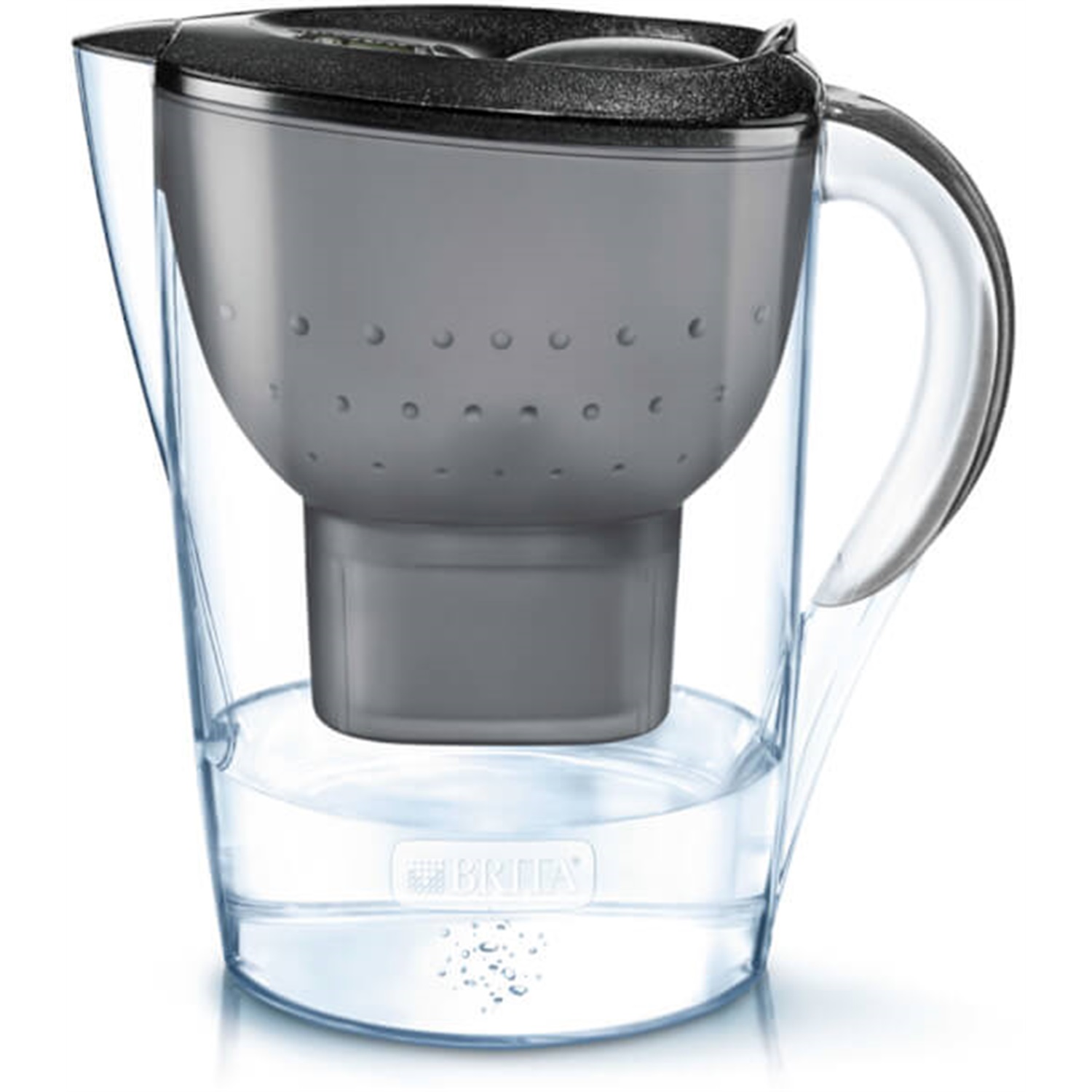 brita marella waterfilterkan met 1 filterpatroon 24l grijs