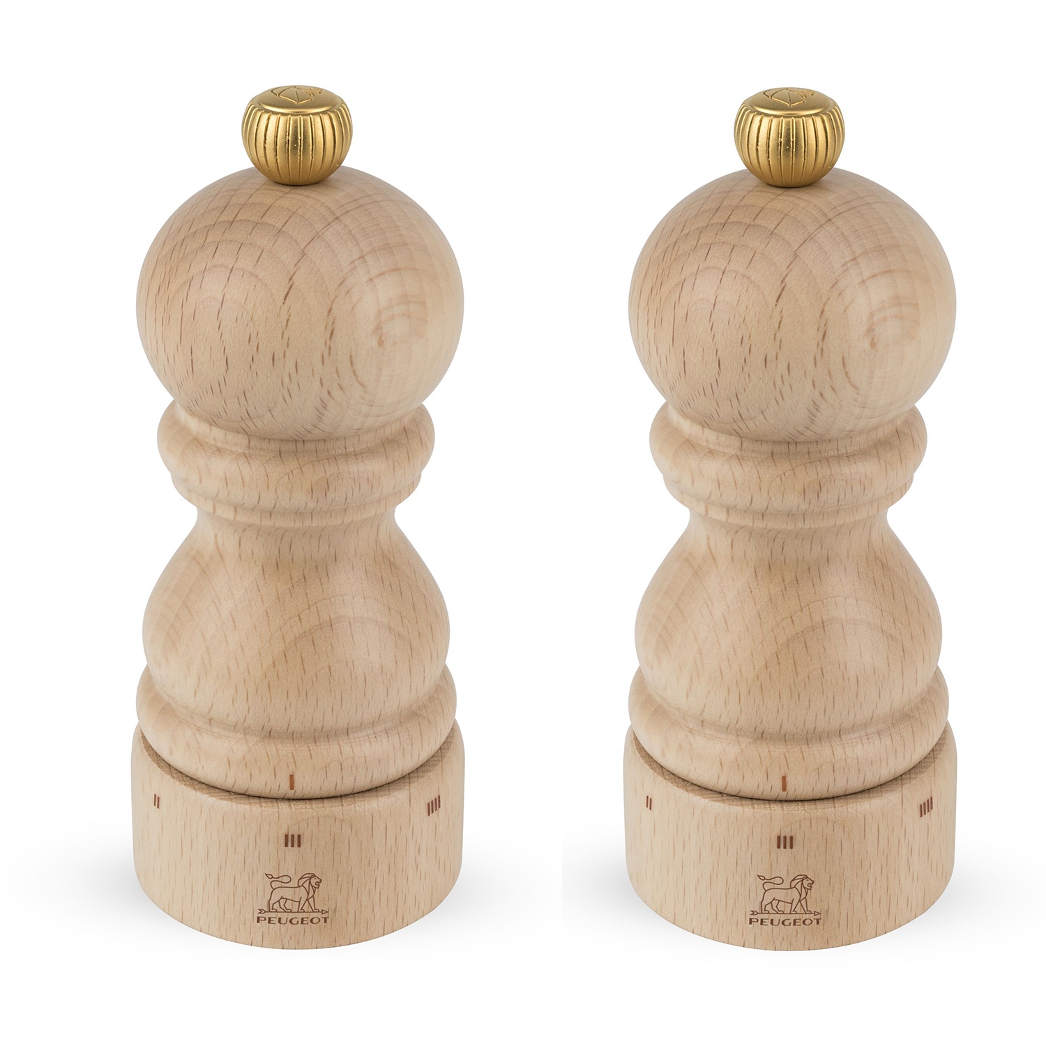 peugeot paris peper en zoutmolen set naturel u select 12cm
