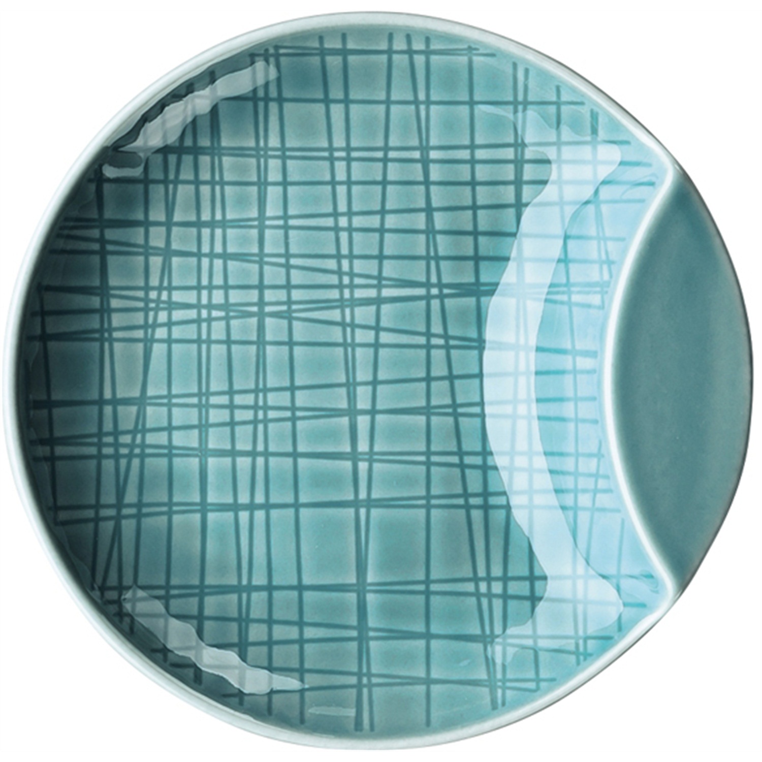 rosenthal-mesh-plat-bord-met-opstaande-rand-12cm-aqua