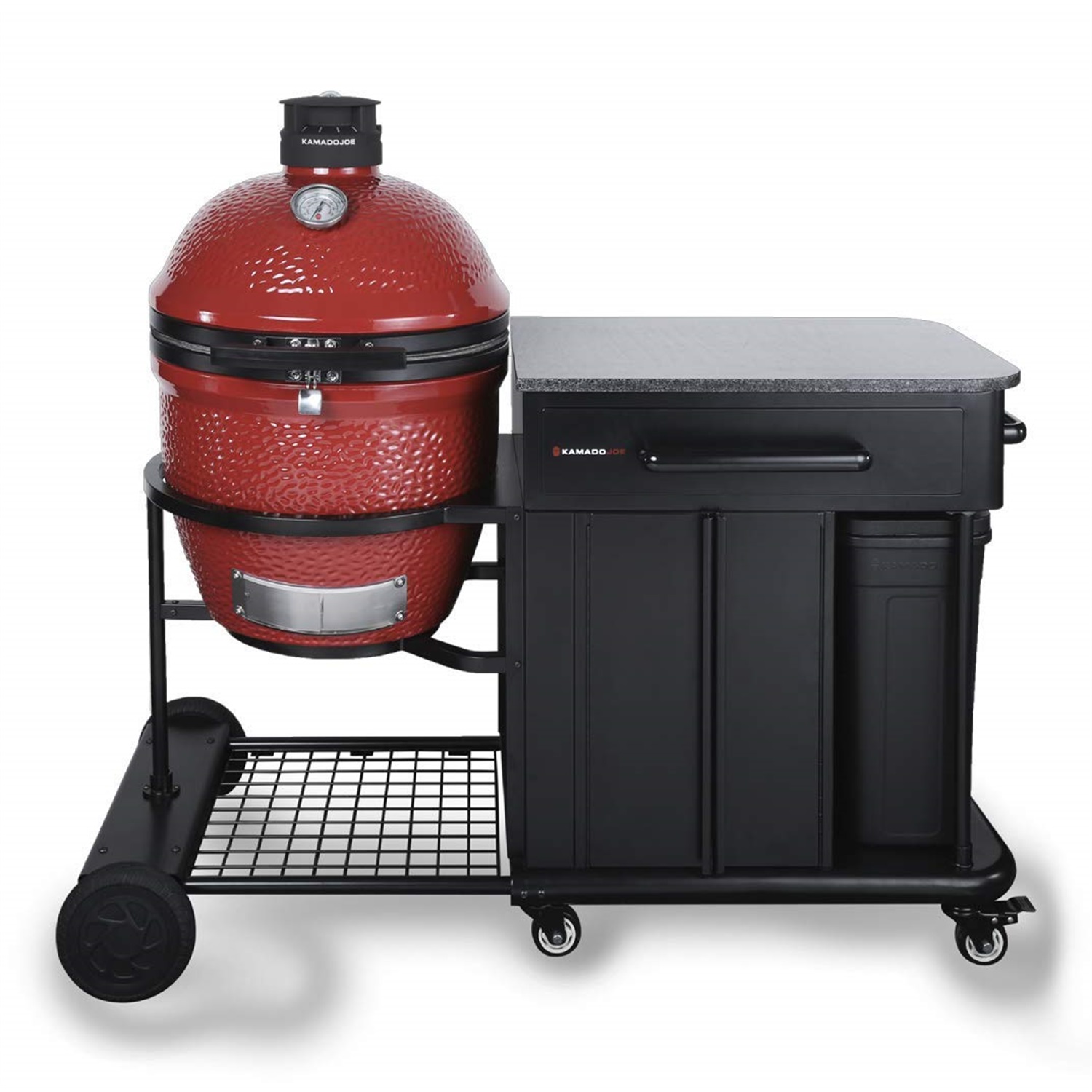 kamado joe classic ii houtskoolbarbecue met modulair onderstel
