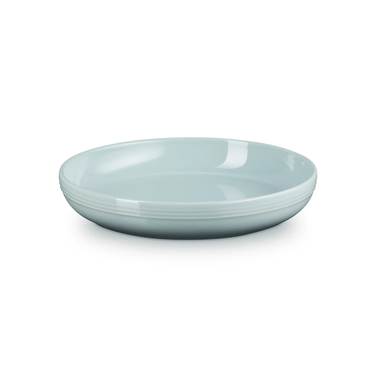 le creuset coupe diep bord 22cm sea salt