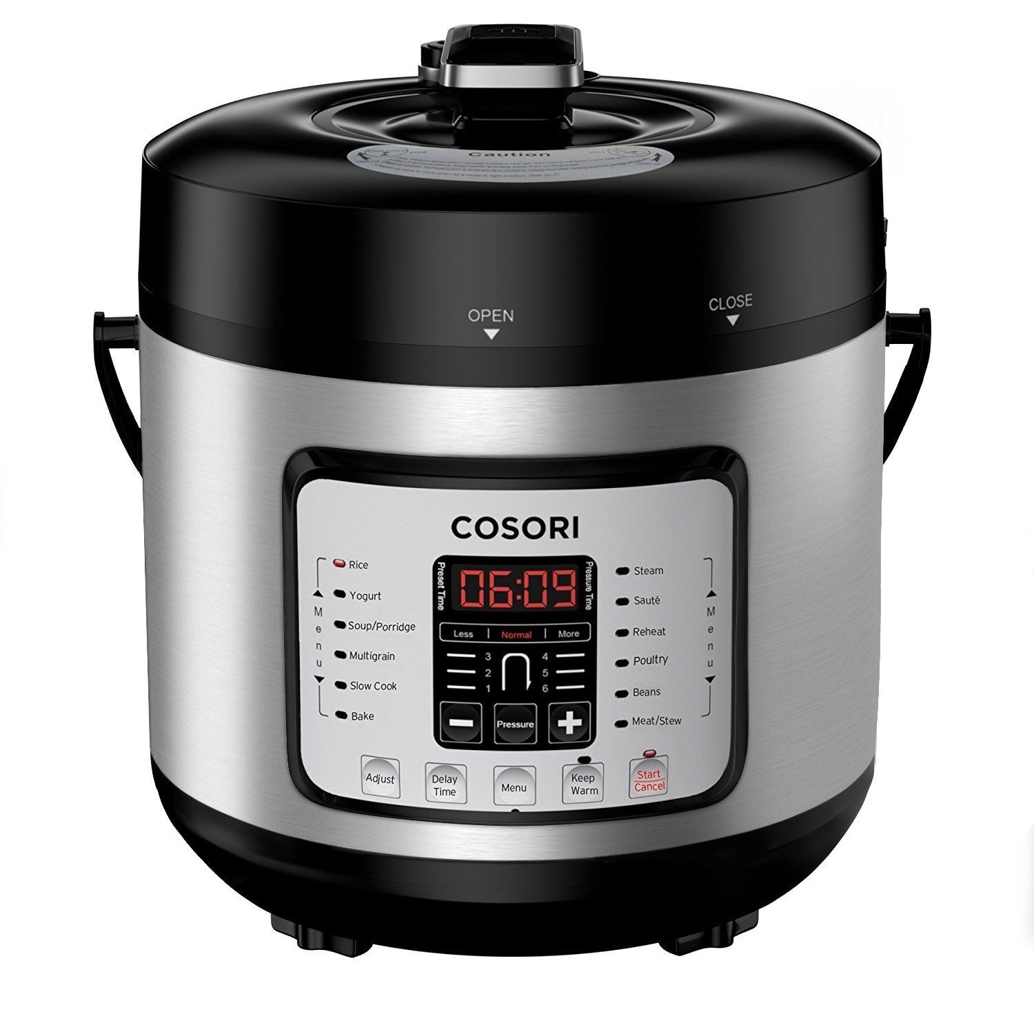 cosori elektrische snelkookpan c2126 pc 6 liter