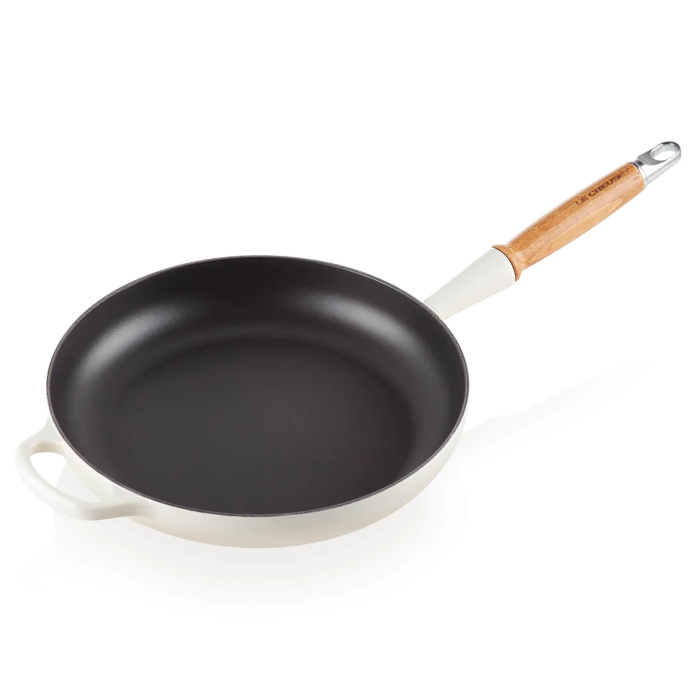 le-creuset-signature-koekenpan-met-houten-steel-28cm-meringue