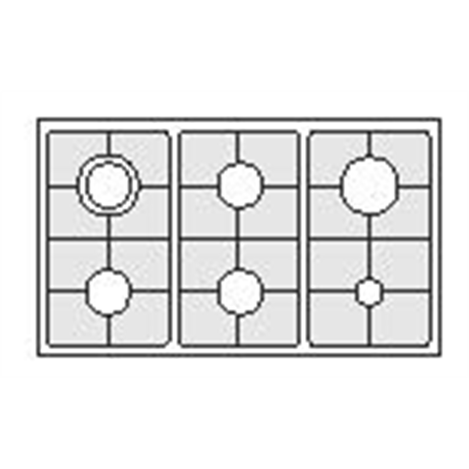 la-germania-americana-ams96l61cne-gasfornuis-90cm-mat-zwart