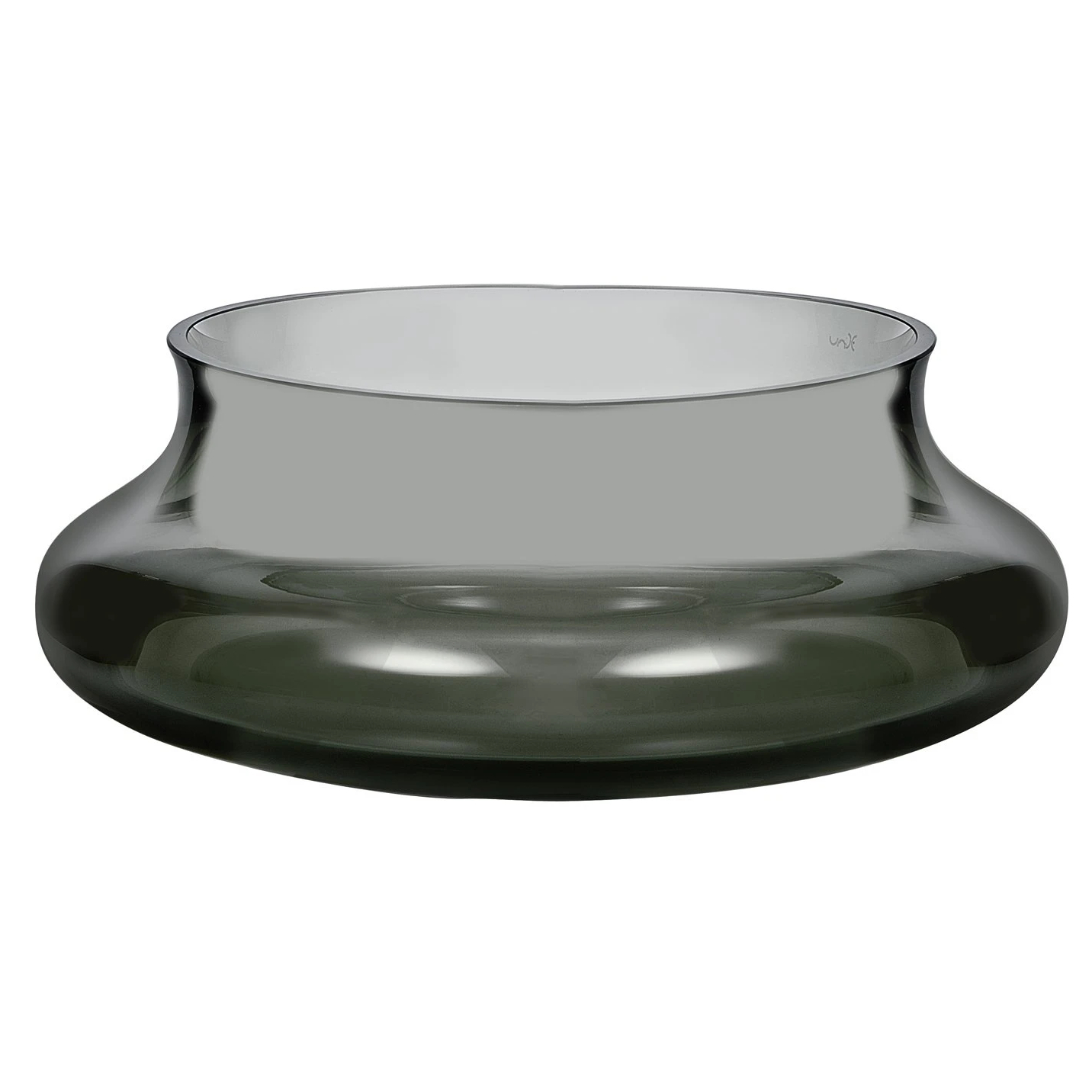 nude kurage schaal 27cm smoke grijs