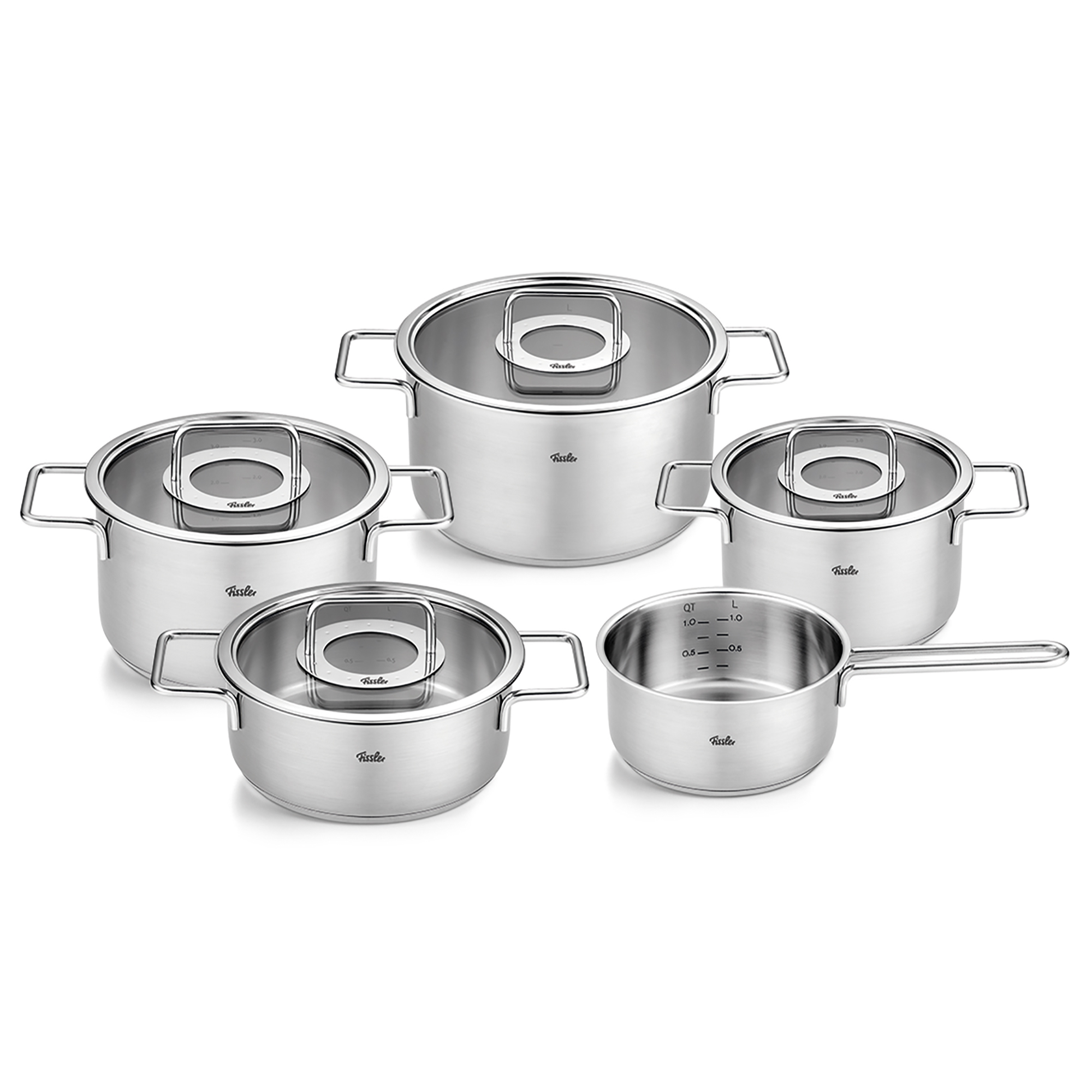 fissler-pure-collection-pannenset-met-glasdeksels-5-delig