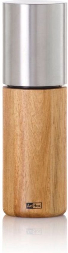 adhoc ikon peper zoutmolen 16cm acacia