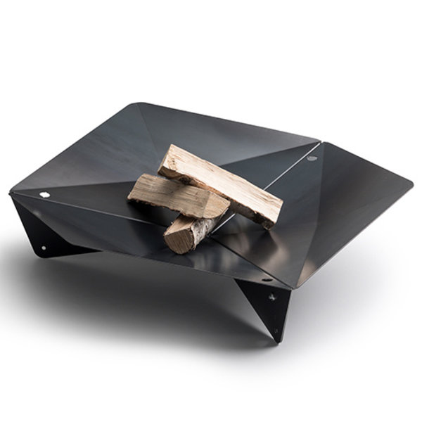 hofats triple 90 vuurschaal zwart