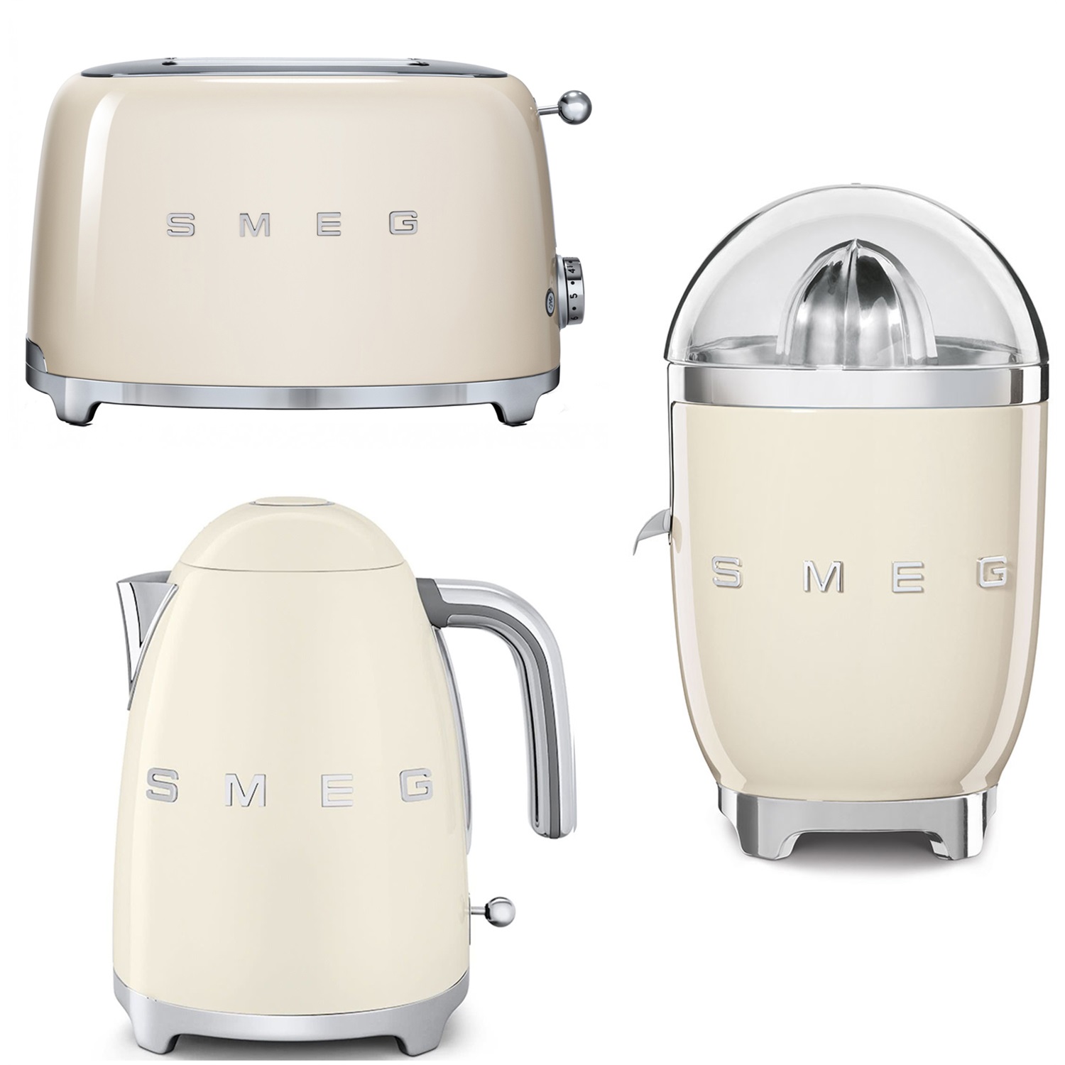 smeg-keukenapparatuur-trio-creme