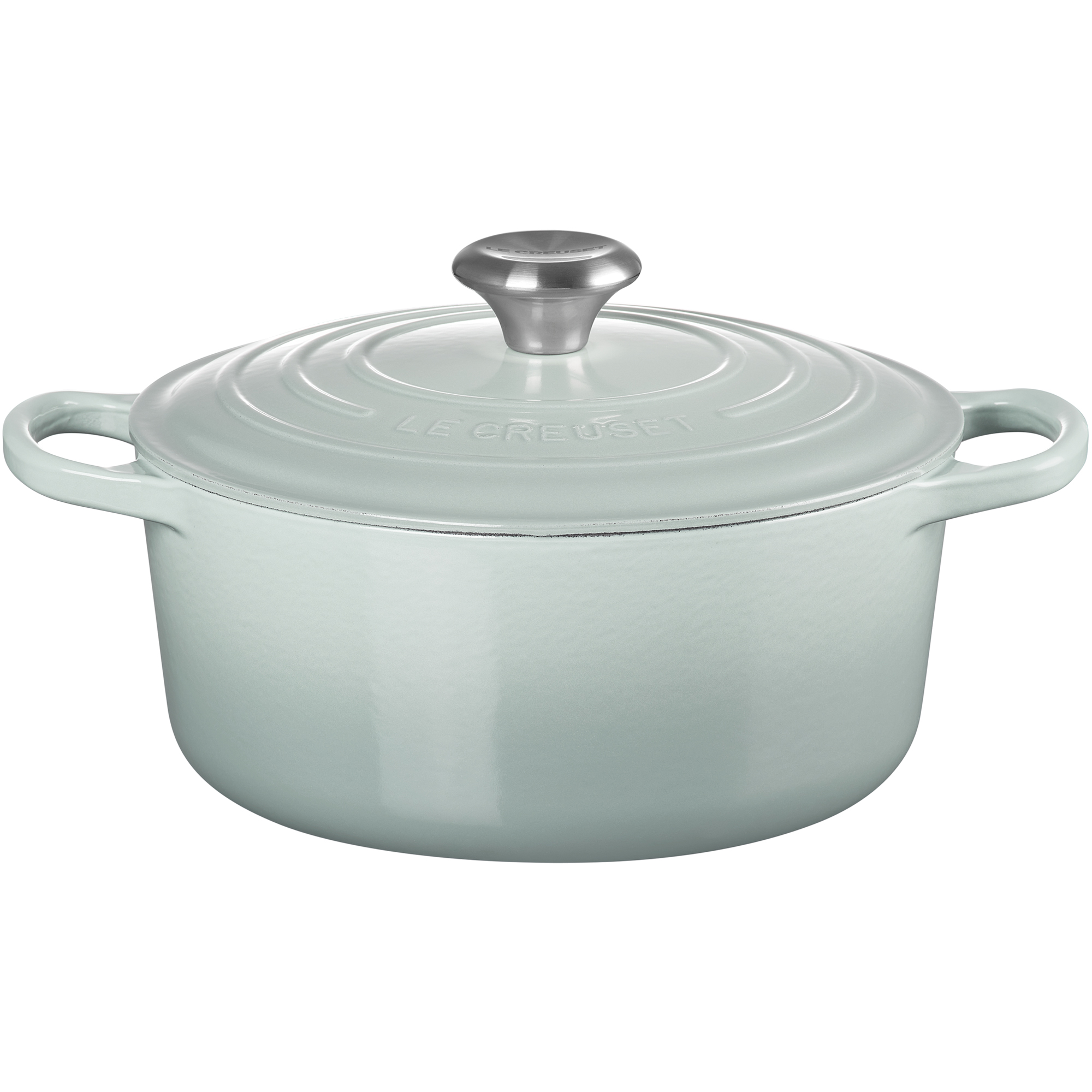 Le Creuset Signature Braadpan 24cm sea salt