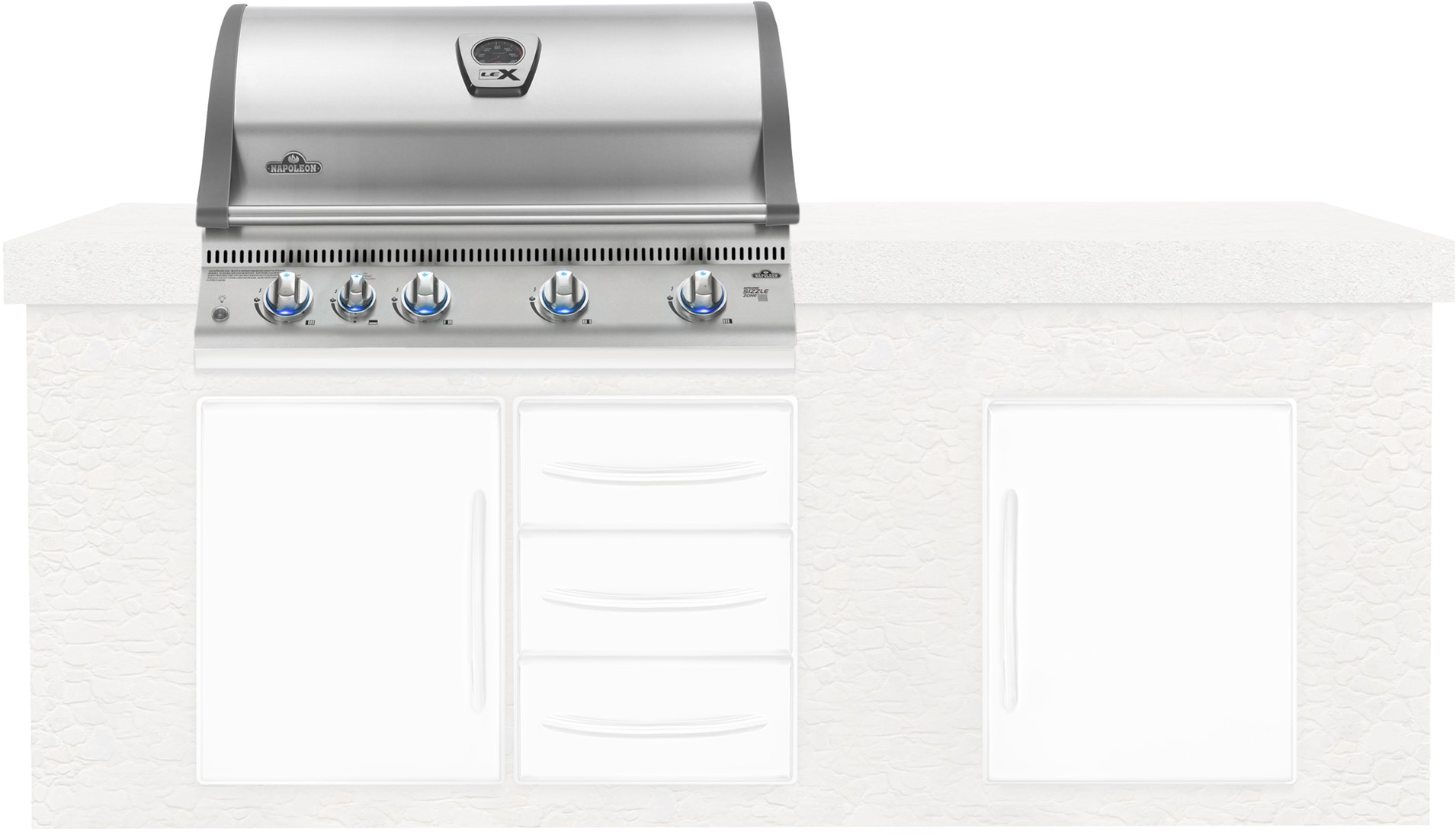 napoleon-lex-605-inbouwbarbecue-rvs