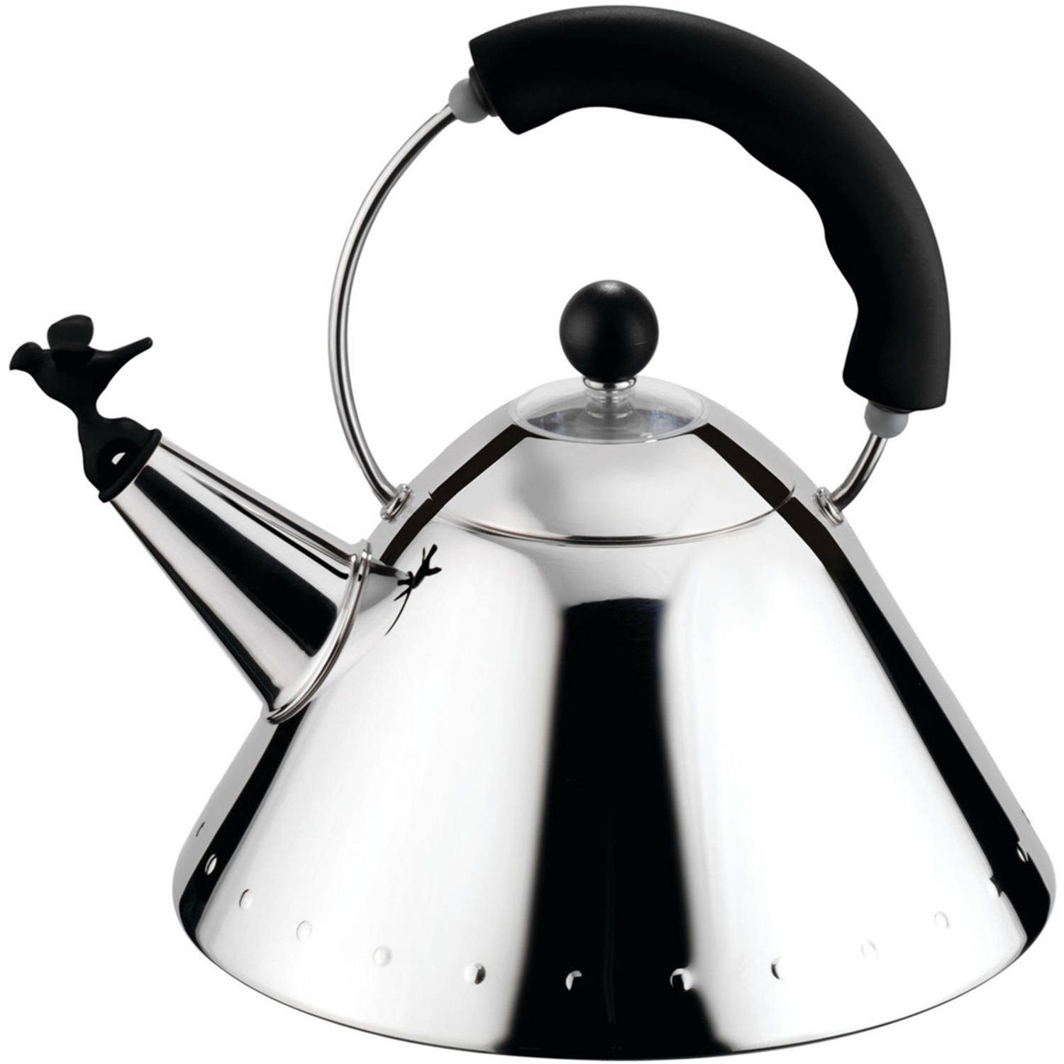 alessi bird fluitketel 9093 b 2l zwart