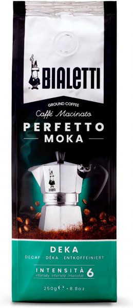 bialetti perfetto moka deka gemalen koffie 025kg