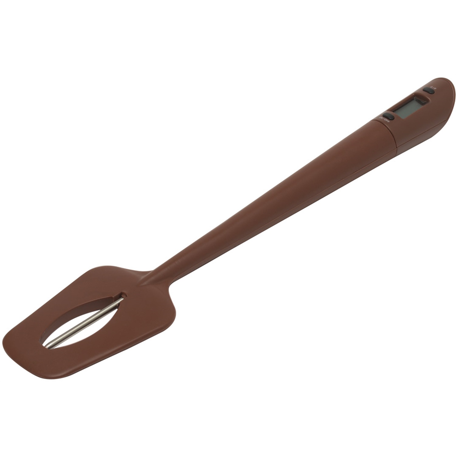 silikomart easy choc thermo choc chocoladethermometer en spatel 32cm